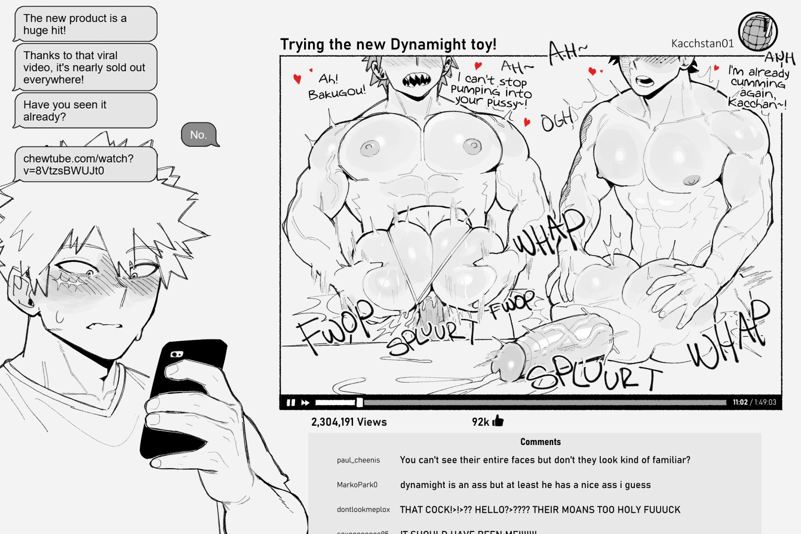 3boys, bakugou katsuki, big pecs, blush, boku no hero academia, cheesecrumbles, dynamight, eijirou kirishima, filming, filming masturbation, filming sex, gay, hip onahole, huge ass, huge cock, hyper penis, izuku midoriya, katsuki bakugou, kirishima eijirou, male, male only, masturbation, midoriya izuku, muscular, muscular male, mutual masturbation, my hero academia, onahole, sex toy, sharp teeth, underwear aside, yaoi