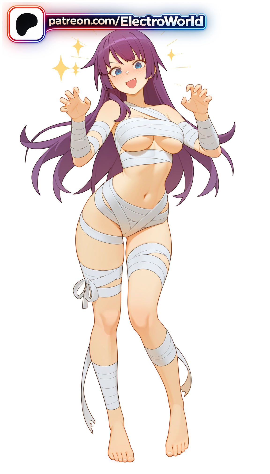 1girls 2026 :d ai_generated amputee ankle_wrap arm_wrap artist_name bakemonogatari bandage_on_face bandage_over_one_eye bandaged_arm bandaged_hand bandaged_head bandaged_leg bandaged_neck bandages bandaid bandaid_on_arm bandaid_on_cheek bandaid_on_face bandaid_on_forehead bandaid_on_hand bandaid_on_knee bandaid_on_leg bandaid_on_nose bandaids_on_nipples bangs barefoot blush bolt breasts budget_sarashi bust cast chest coffin collarbone diffraction_spikes electroworld eyebrows_visible_through_hair female first_aid_kit halloween halloween_costume happi hi_res high_quality high_resolution highres hospital hospital_bed hospital_gown intravenous_drip jack-o'-lantern kamina_shades leg_wrap long_hair mask_pull medical_eyepatch meme_attire monogatari_(series) moss mouth_mask mummy mummy_costume naked_bandage no_shirt nurse_cap open_mouth patreon patreon_username pill pumpkin purple_hair sarashi senjougahara_hitagi smile solo sparkle stable_diffusion stitches surgical_mask tape tape_measure triangular_headpiece vampire_costume volleyball watermark white_background white_choker white_ribbon wrist_wrap zombie