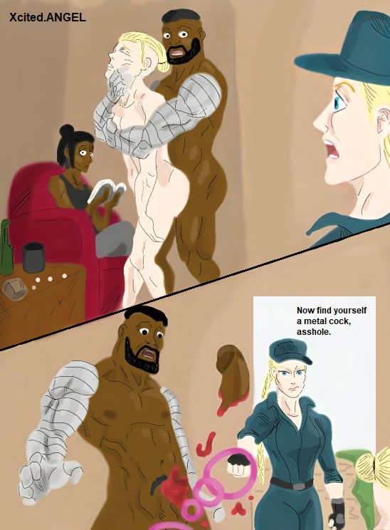 1boy 3girls betrayal black_hair black_man black_penis blonde_hair blue_eyes cassie_cage daughter fatality friends gore jacqui_briggs jax_briggs mommy mortal_kombat mother mother_and_daughter motherly_figure multiple_girls raped raped_female raped_girl revenge sex soldier sonya_blade standing surprised_expression video_games white_girl