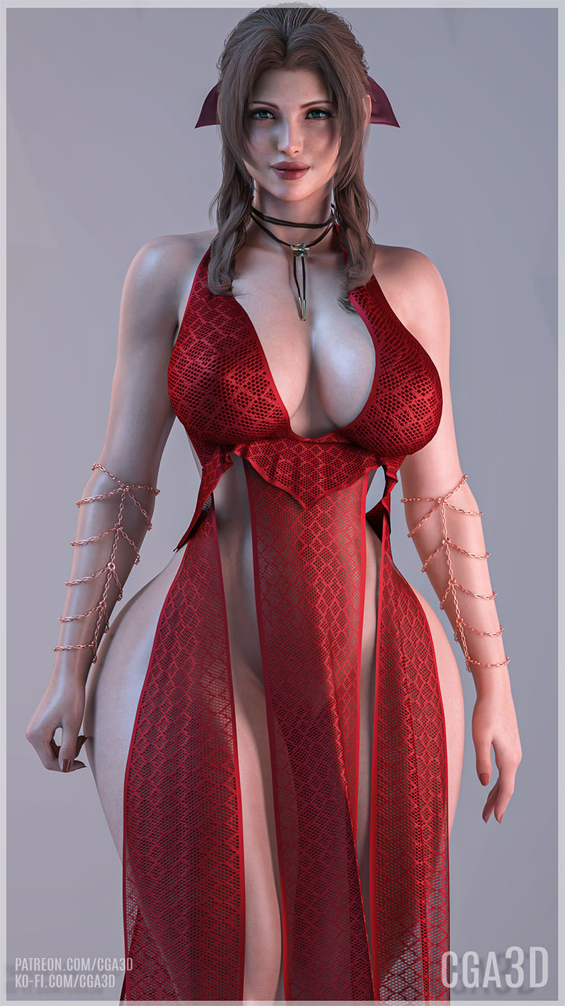 1girls, 3d, aerith gainsborough, ass, athletic, athletic female, big ass, big breasts, blonde hair, bottomless, bottomless female, breasts, bust, busty, cga3d, chest, curvaceous, curvy, curvy figure, erotichris, female, female focus, female only, final fantasy, final fantasy vii, final fantasy vii remake, green eyes, hips, hourglass figure, huge breasts, large ass, large breasts, legs, light skin, light-skinned female, no bra, no panties, slim waist, smile, thick, thick hips, thick legs, thick thighs, thighs, tight clothing, topless, topless female, voluptuous, voluptuous female, waist, wide hips