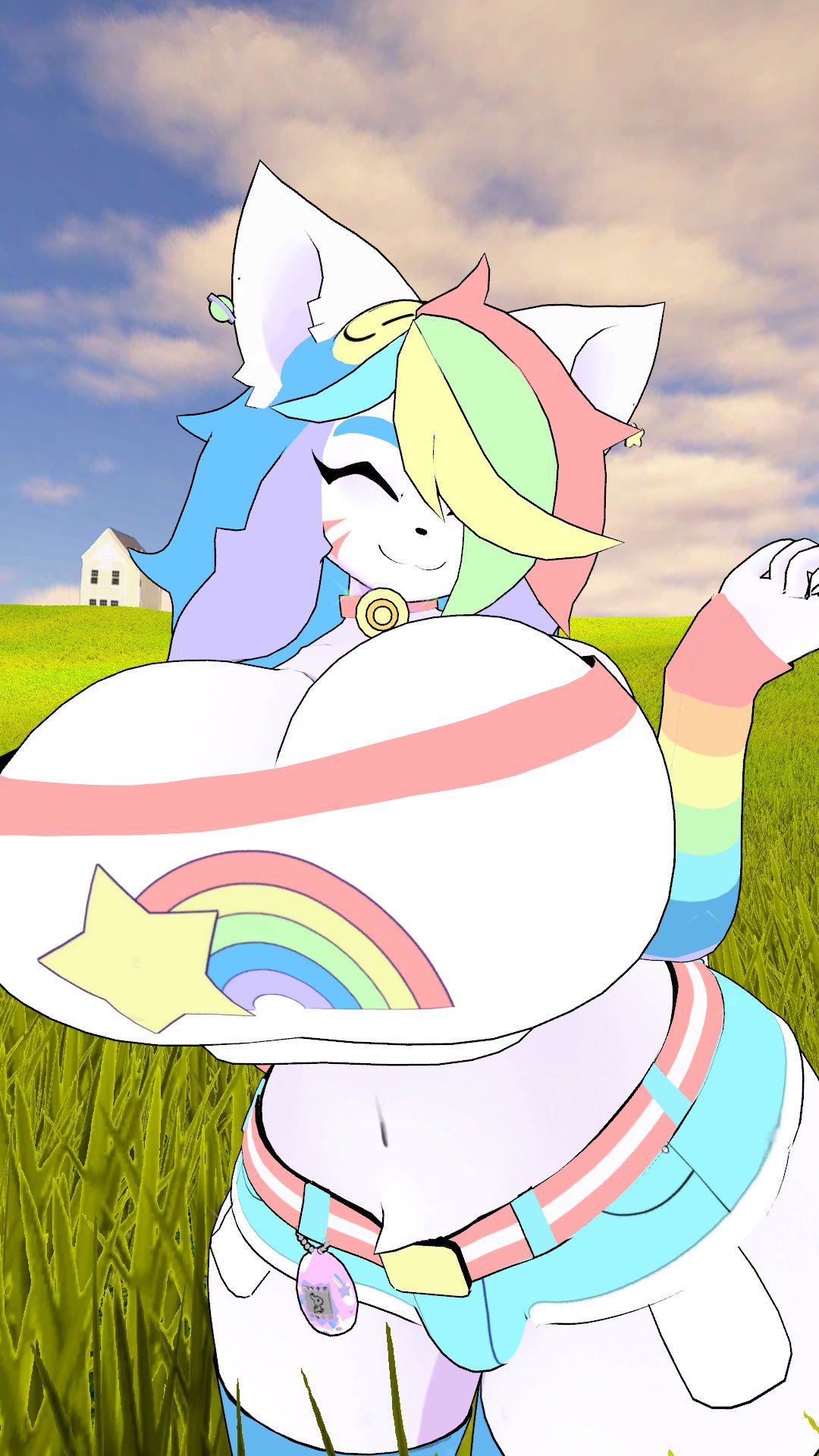 big breasts, breasts, busty boy, cleavage, finley (theycallhimcake), furry, huge breasts, male, male with breasts, theycallhimcake, wide hips