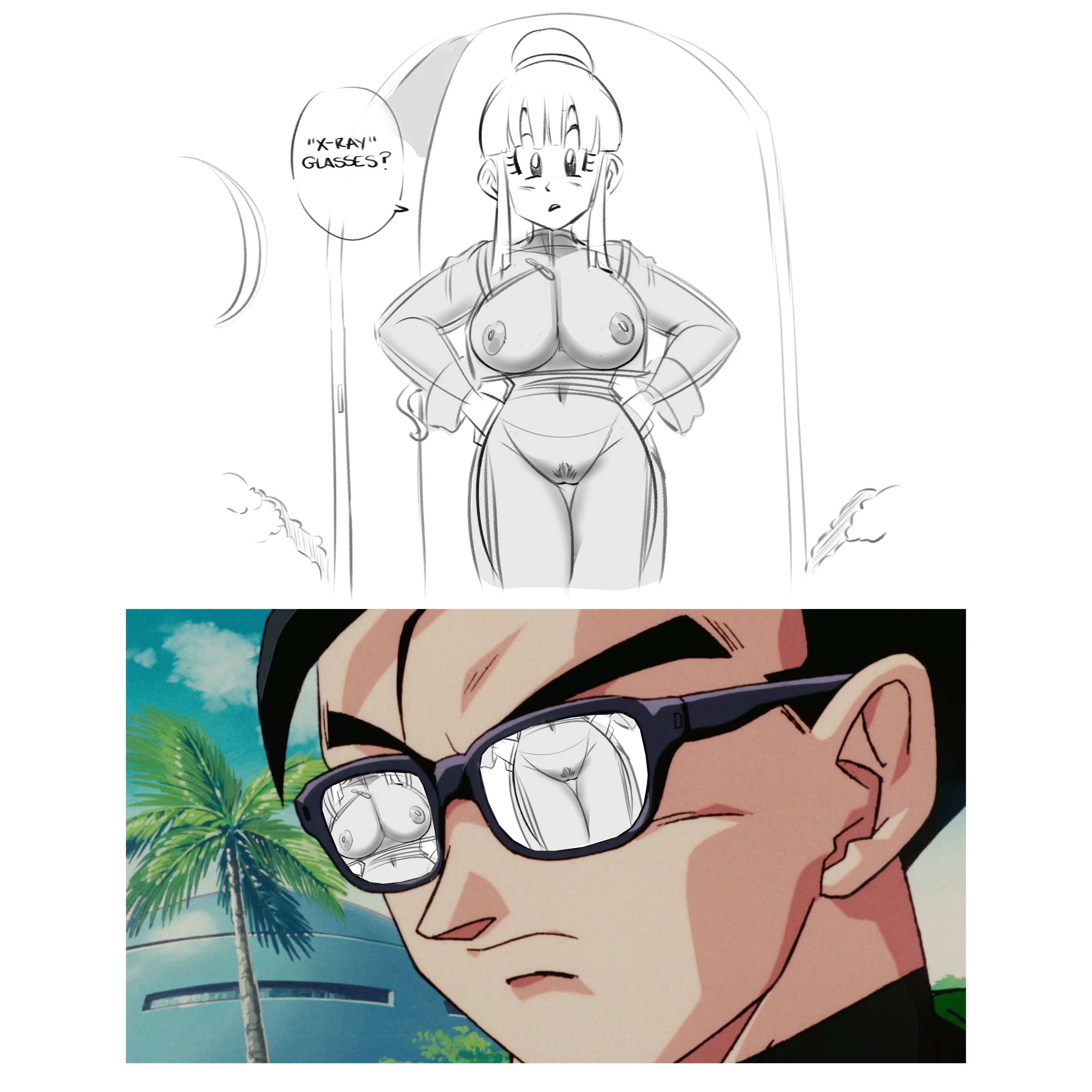 chichi, dragon ball, dragon ball z, edit, funsexydragonball, incest, mother and son, son gohan, tagme