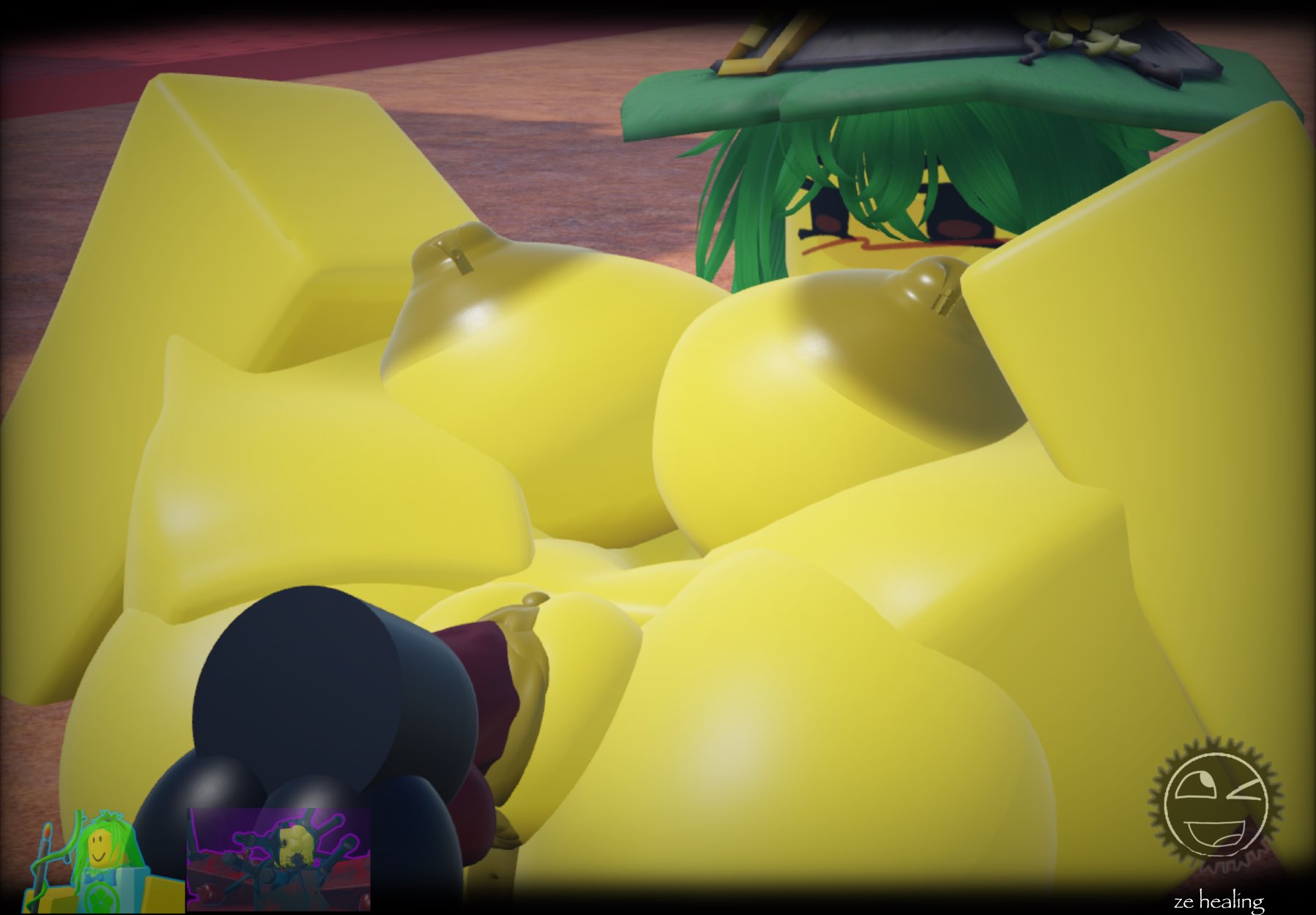 1boy, 1girls, 3d, areolae, balls, breasts, disembodied penis, mage battler (the battle bricks), nipples, nude, penis, pussy, reference image, roblox, roblox game, robloxian, sex, straight, tagme, tarnished sword (the battle bricks), tbbfanatic, the battle bricks, thighs, vaginal penetration