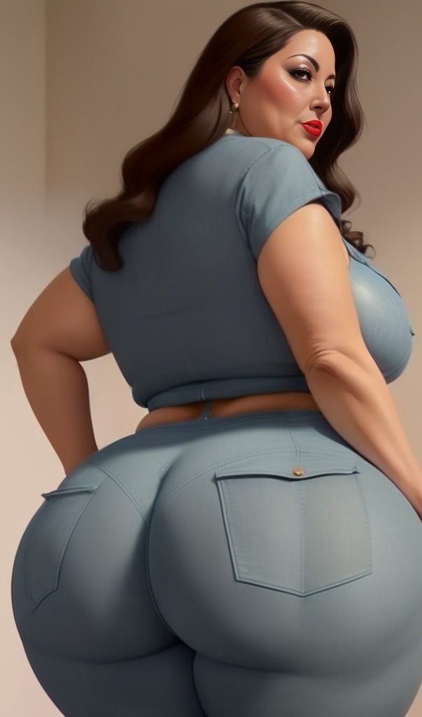 1950s ai_generated hispanic huge_ass huge_breasts latina latina_female latina_milf pornpen wide_hips