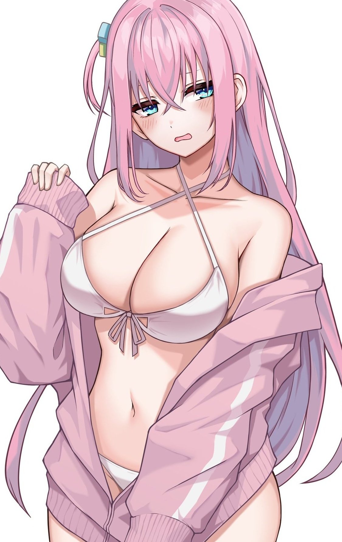 1girls 2d absurd_res absurdres bare_belly bare_chest bare_midriff bare_navel bare_shoulders bare_skin bare_thighs belly belly_button bewitching_thighs bikini bikini_bottom bikini_top birthing_hips blue_eyes blue_eyes_female blush blush_face blush_lines blushed_face blushing_at_viewer blushing_face blushing_female bocchi_the_rock! breasts bust_cup busty busty_female busty_teen child_bearing_hips cleavage coat collarbone crossed_bangs curvaceous curvaceous_body curvaceous_female curvaceous_figure curvaceous_hips curvaceous_teen curvy curvy_body curvy_female curvy_figure curvy_hips curvy_teen dot_nose embarrassed embarrassed_exposed_female embarrassed_expression embarrassed_female exposed_belly exposed_chest exposed_midriff exposed_navel exposed_shoulders exposed_skin exposed_thighs fair_skin female female_focus female_only fertile_hips fingers front-tie_bikini front-tie_bikini_top front-tie_top gotou_hitori hair_between_eyes hair_ornament head_tilt high_resolution high_school_student highres hourglass_figure jacket kushinaka large_breasts lean_body lean_figure legs light-skined_female light-skinned light-skinned_female light_skin light_skin_female light_skinned light_skinned_female lips long_hair looking_at_viewer midriff narrow_waist navel nervous nervous_expression nervous_face nervous_female open_coat open_jacket open_mouth open_topwear open_track_jacket parted_lips pink_coat pink_eyebrows pink_hair pink_hair_female pink_jacket pink_topwear pink_track_jacket pink_track_suit school_girl seductive_body seductive_cleavage seductive_hips seductive_thighs sexy_body sexy_hips sexy_thighs shoulders shy shy_expression sidelocks simple_background slender_body slender_waist slim_girl slim_waist smooth_skin solo standing string_bikini swimsuit swimwear teen_girl teenage_girl teenager thighs thin_waist tilted_head topwear track_jacket track_suit upper_body white_background white_bikini white_bikini_bottom white_bikini_top white_string_bikini white_swimsuit white_swimwear wide_hips