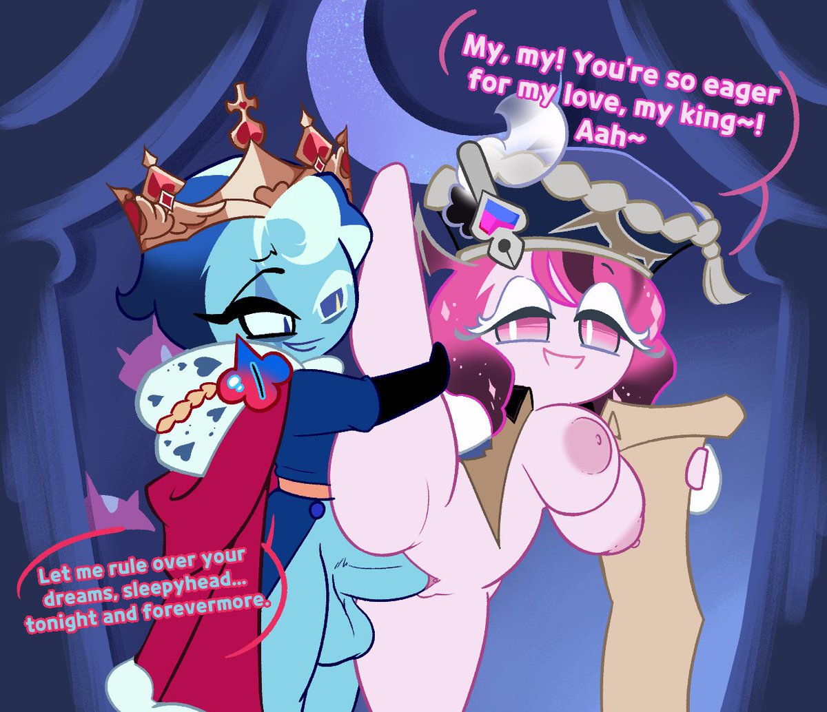 an ad-lib ending, cookie run, cookie run kingdom, eternal sugar cookie, ink for a tragicomedy, nebeeafterdark, sex, shadow milk cookie, shadowsugar, straight, vaginal penetration