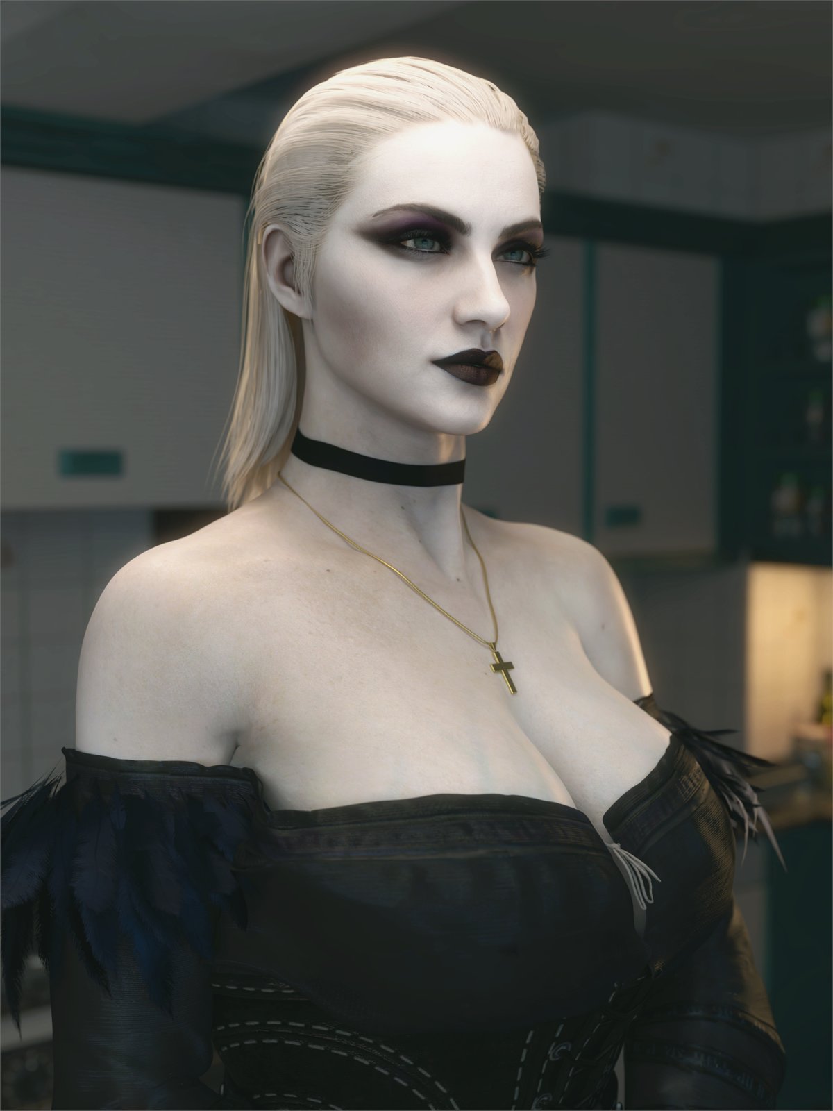 1girls, 3d, big ass, big breasts, big thighs, blonde female, blonde hair, breasts, capcom, curvaceous, curvy, curvy figure, female, hips, hourglass figure, huge ass, huge breasts, huge thighs, large ass, large breasts, large thighs, light skin, light-skinned female, mature, mature female, milf, mother miranda (resident evil), pale skin, pale-skinned female, resident evil, resident evil 8: village, slim waist, thick, thick hips, thick legs, thick thighs, thighs, voluptuous, waist, wide hips, word2, yennefer (cosplay)