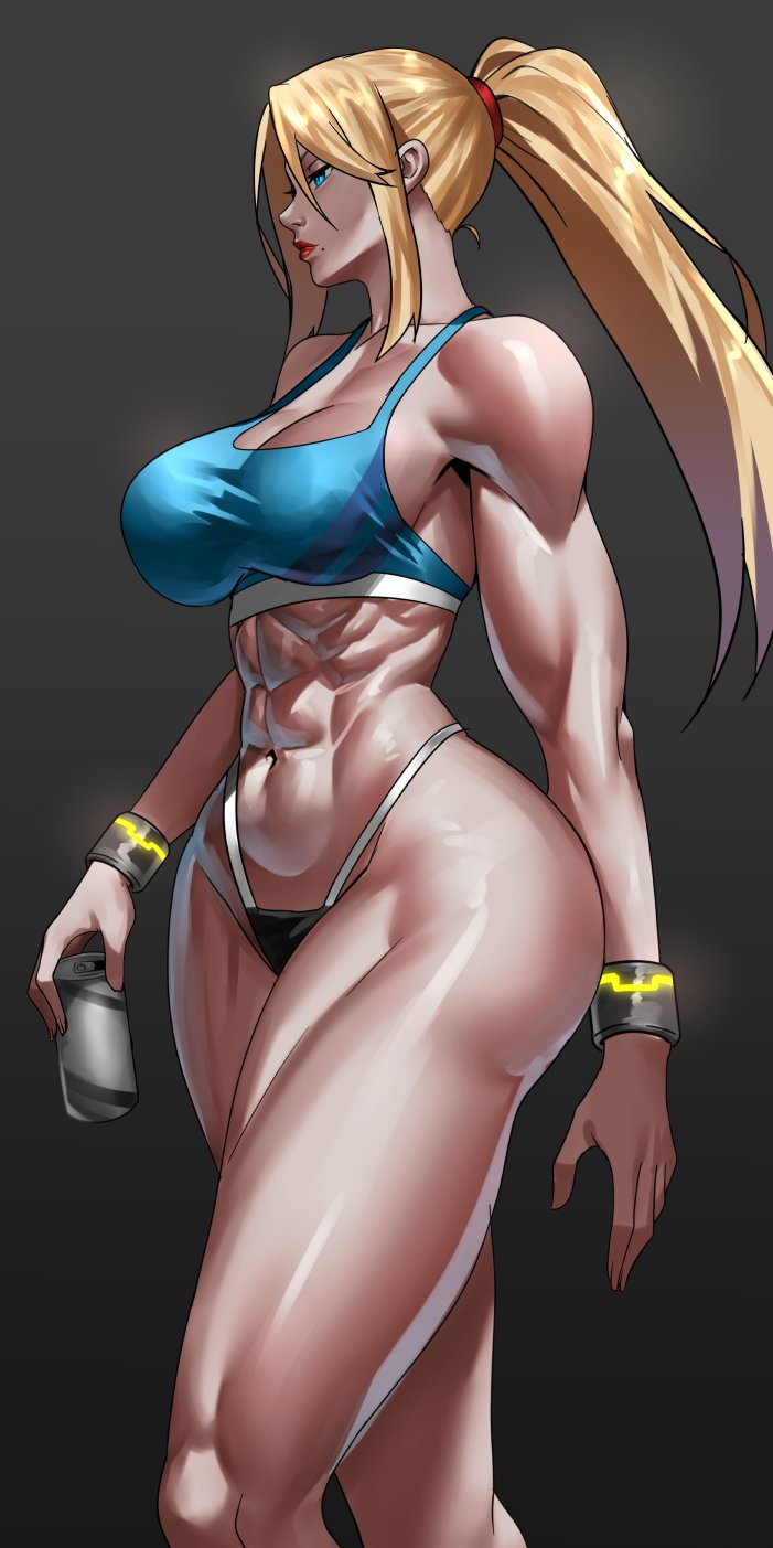 1girls, abs, ass, ass bigger than head, big ass, big breasts, big butt, big thighs, birthmark, blonde hair, blue eyes, bracelets, breasts, butt, curvaceous, curvaceous female, curvy, curvy female, curvy figure, curvy hips, dimple, dimples, glistening, glistening ass, glistening body, glistening breasts, glistening skin, huge ass, huge breasts, huge butt, huge thighs, large thighs, long hair, make up, makeup, metroid, metroid ravenous, muscles, muscular, muscular arms, muscular female, muscular thighs, nintendo, panties, ponytail, ponytail female, red lips, red lipstick, samus aran, shiny ass, shiny breasts, shiny butt, shiny hair, shiny skin, side ass, side view, sideass, sideboob, skimpy, skimpy clothes, soda, soda can, solo, solo female, solo focus, thick thighs, thighs, voluptuous, voluptuous ass, voluptuous body, voluptuous breasts, voluptuous female, voluptuous woman, yellow hair, zinfian