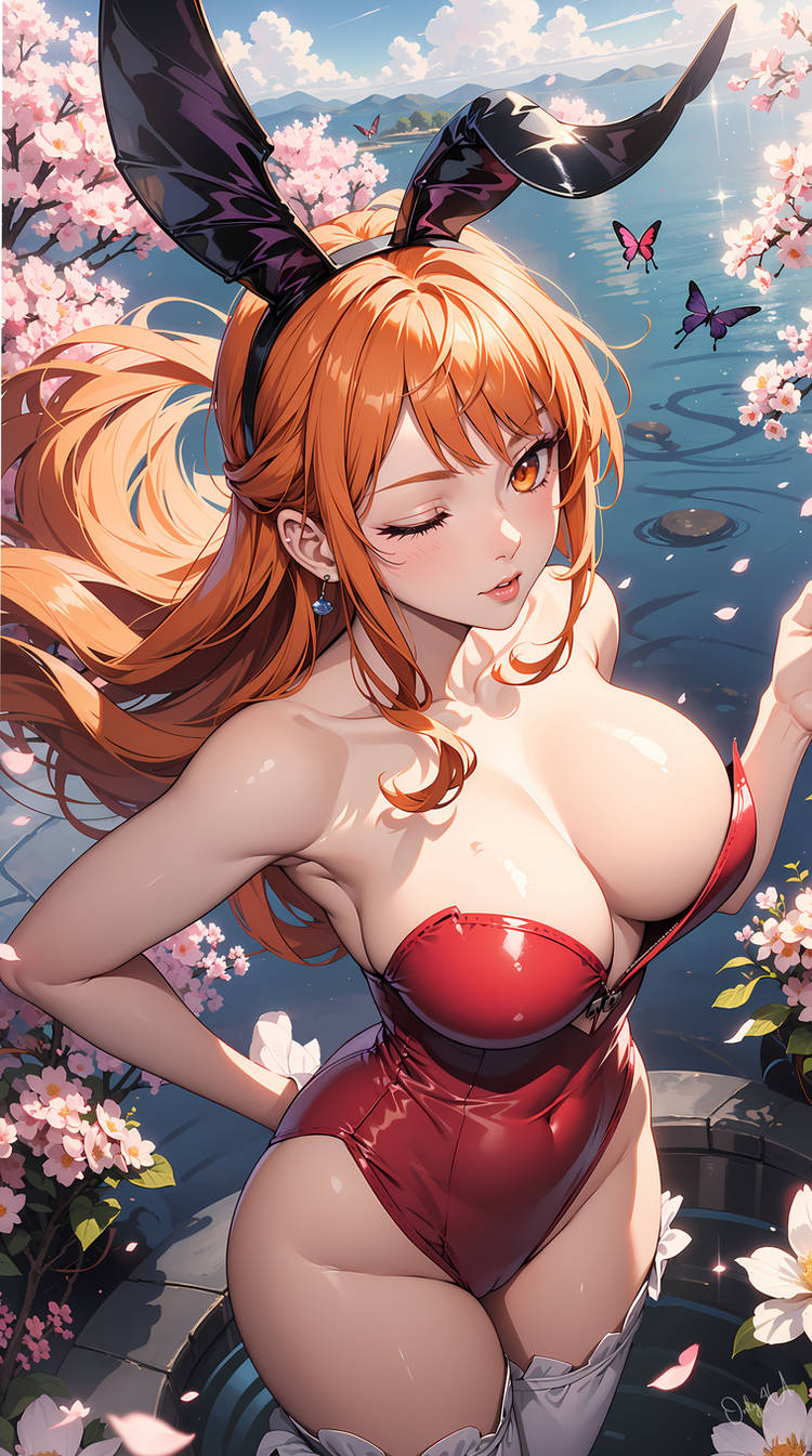 ai_generated female female_only nami nami_(one_piece) one_piece only4uart