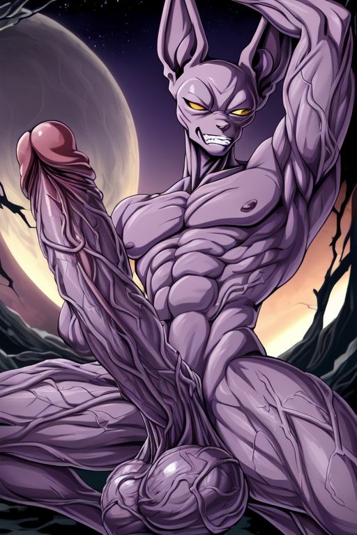 ai_generated beerus big_balls big_penis cock cocky69 dragon_ball_super excessive_size hyper_penis long_penis muscles muscular muscular_anthro muscular_male penis veins veiny_arms veiny_balls veiny_muscles veiny_penis veiny_testicles