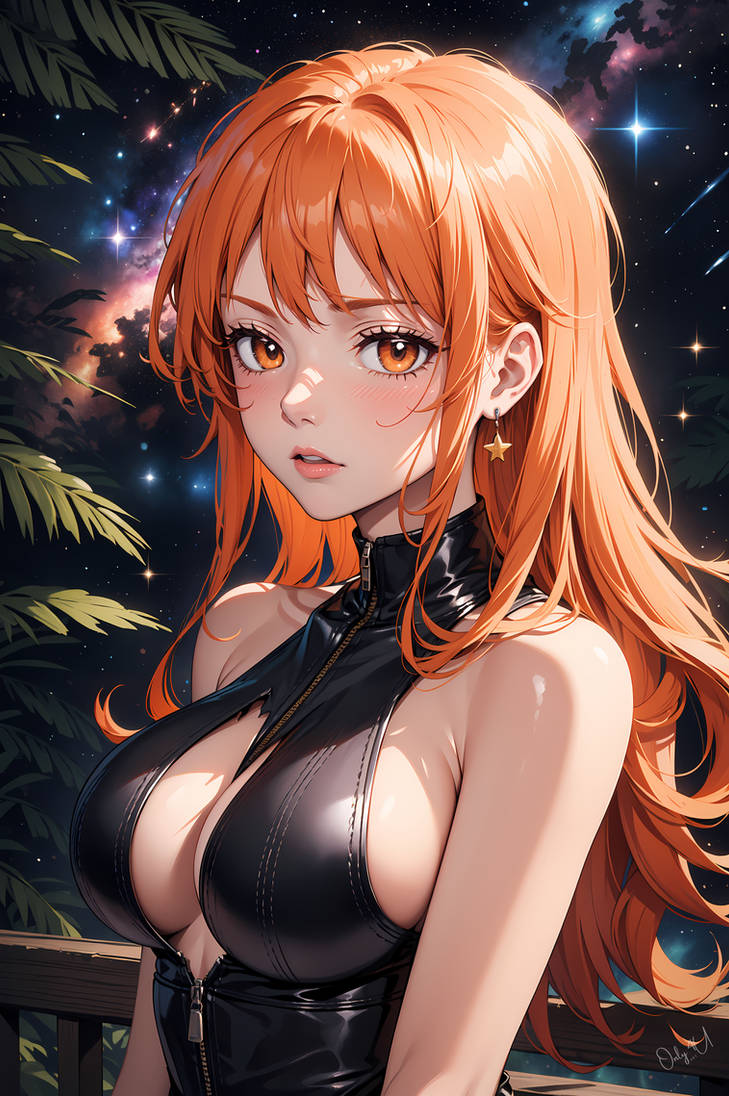 ai_generated female female_only nami_(one_piece) one_piece only4uart