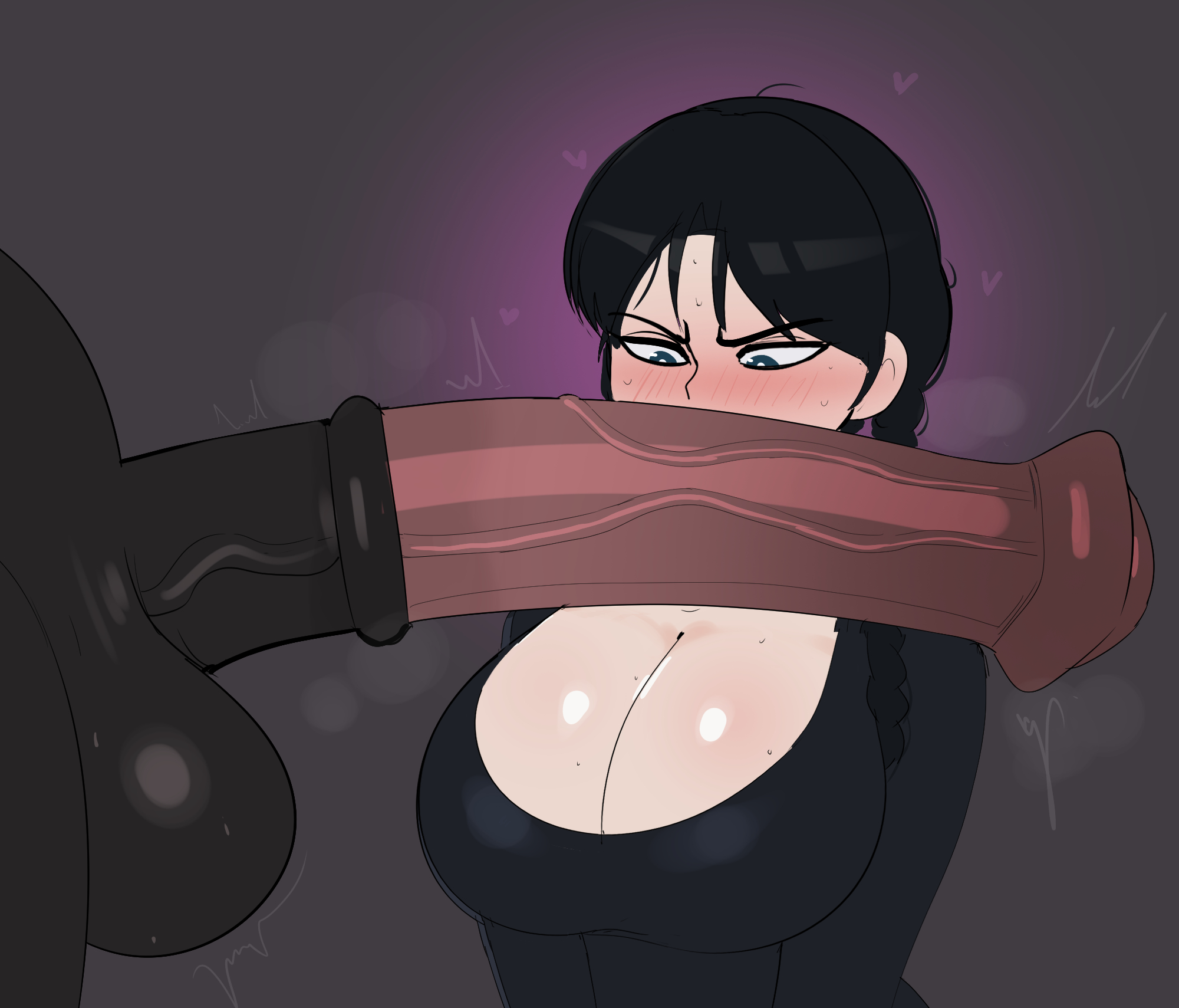 1animal, 1boy, 1girls, 1horse, 2026, 2d, animal genitalia, animal penis, balls, ballsack, big breasts, big cock, big penis, black eyes, black hair, blush, blush lines, blushing, blushing female, braid, braided hair, braided twintails, braids, breasts, busty, cleavage, cock, cock hungry, collarbone, dick, equid, equine, equine genitalia, equine penis, erect penis, erection, female, female focus, feral, feral on female, feral on human, g3mma, genitals, gigantic cock, gigantic penis, heart, heart symbol, heart-shaped pupils, hearts, hearts around head, hi res, highres, horny, horny female, horse, horse penis, horsecock, huge cock, huge penis, large breasts, large cock, large penis, light skin, light-skinned female, long hair, lustful gaze, male, male/female, penis, penis awe, sweat, sweatdrop, sweating, sweaty butt, testicles, the addams family, throbbing, throbbing penis, twintails, wednesday (netflix), wednesday addams, zoophilia