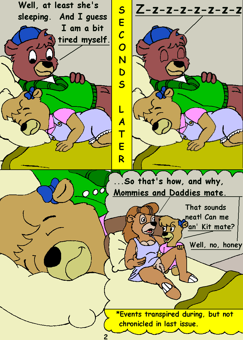 anthro bear bow clothing comic cub disney female fur furry furry_only kit_cloudkicker male mammal molly_cunningham pussy straight talespin young