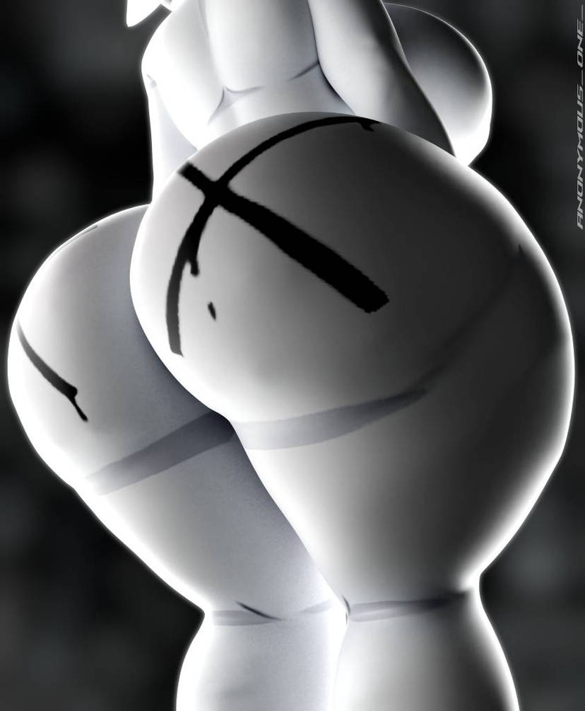 1girls, 3d, 3d (artwork), ass, ass focus, bubble ass, bubble butt, butt focus, fazclaire's nightclub, female, female only, five nights at freddy's, fredina's nightclub, marie (cally3d), marie (cryptia), marionette (fnaf), puppet (fnaf), solo, tagme, thick thighs, thighs, unknown artist, white skin