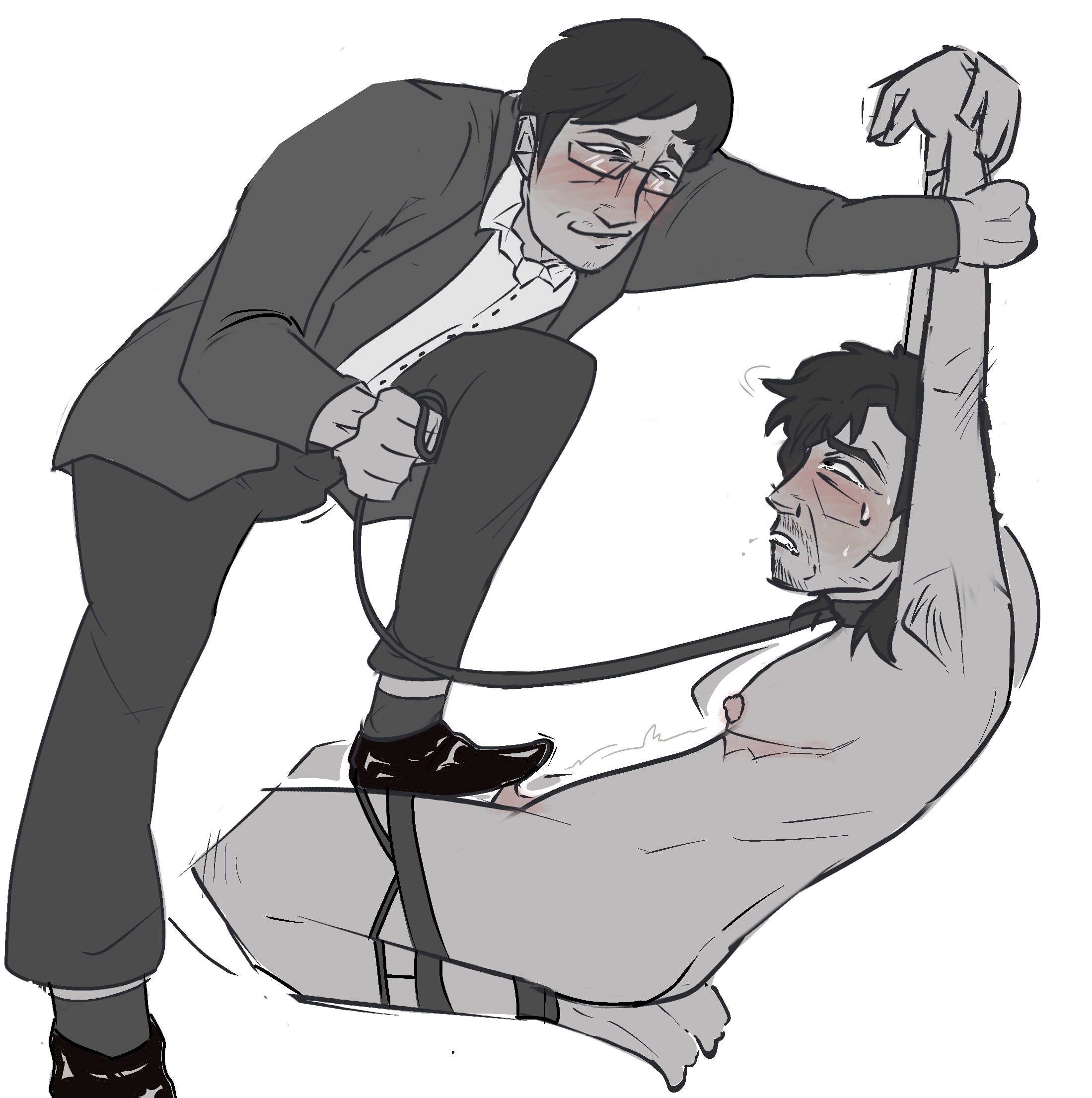 2boys, bulge, cho sang-woo, clothed male nude male, collar, cuntboy, domination, gay male, gay sex, humiliation, intersex, male, male only, restrained, seong gi-hun, squid game, stepped on, stepping on genitals, trans man, transgender