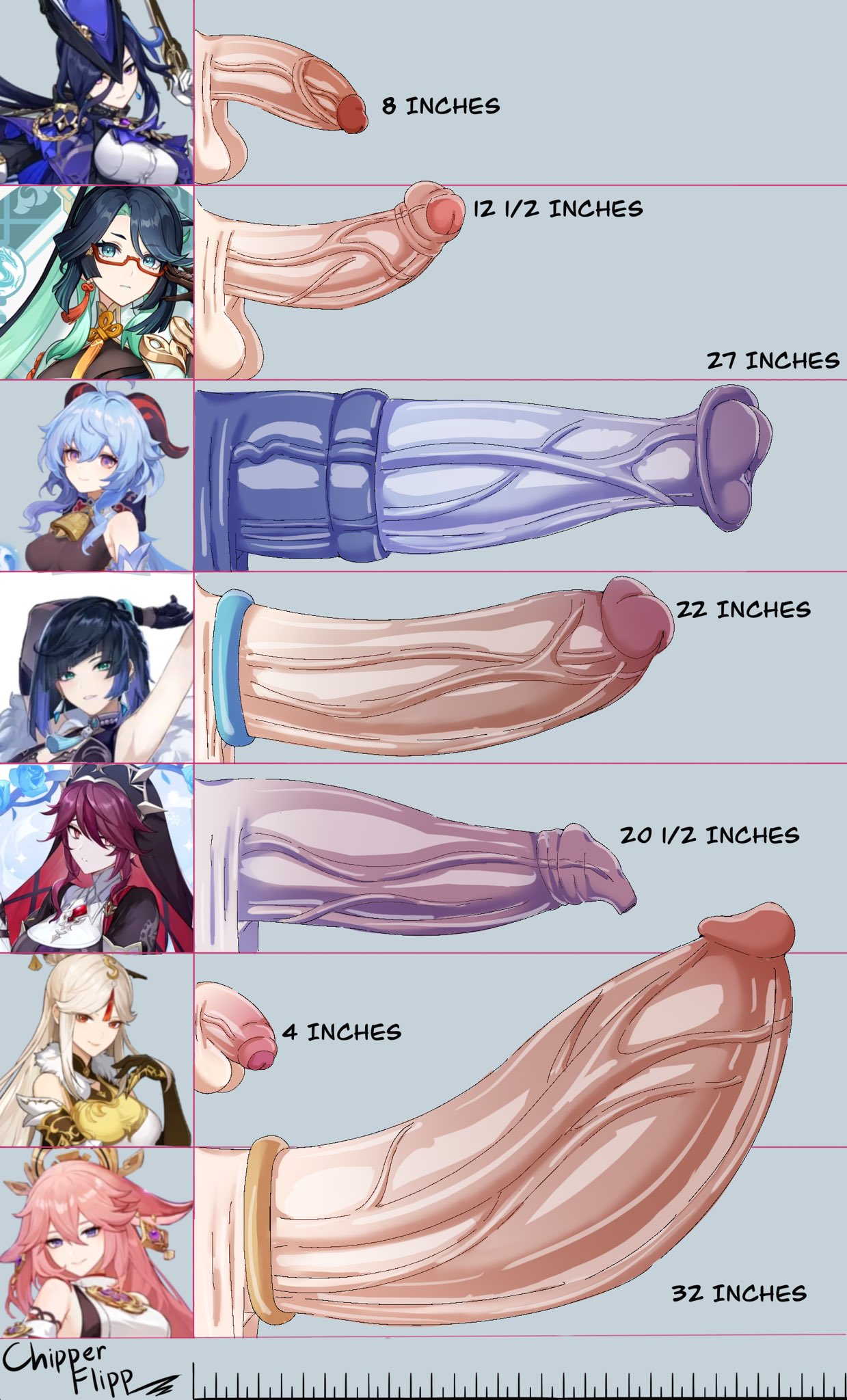 7futas animal_ears animal_genitalia animal_penis balls big_cock big_dick big_penis black_hair blue_eyes blue_hair chart chipperflip clorinde_(genshin_impact) cock_ring color colored commission compare_cocks comparing comparing_penis comparison comparison_chart dick_chart dickgirl erect_penis erection foreskin fox_ears fox_girl fully_erect fully_retracted_foreskin futa_only futanari ganyu_(genshin_impact) genshin_impact gigantic_penis green_eyes green_hair horse_penis horsecock horsecock_futanari huge_cock huge_penis human humanoid humanoid_genitalia humanoid_penis hung_futanari hyper_penis light-skinned_female light-skinned_futanari light_skin massive_penis measurements measuring measuring_penis ningguang_(genshin_impact) nude penis penis_chart penis_comparison penis_size_chart penis_size_comparison penis_size_comparison_meme penis_size_difference pink_hair red_eyes red_hair rosaria_(genshin_impact) shiny_skin size_chart size_comparison size_difference small_cock small_penis smooth_penis smooth_skin tagme text thick_penis tiny_penis uncensored uncut vein veins veiny_penis white_hair xianyun_(genshin_impact) yae_miko yelan_(genshin_impact)