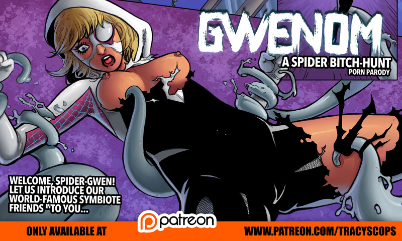 1girls bodysuit female gwen_stacy gwenom hood human imminent_rape light-skinned_female light_skin marvel marvel_comics nipples restrained restrained_by_tentacles scott_jones shade_jones she-venom skin_tight spider-gwen spider-man_(series) symbiote tentacle torn_bodysuit torn_clothes tracyscops venom_(marvel)