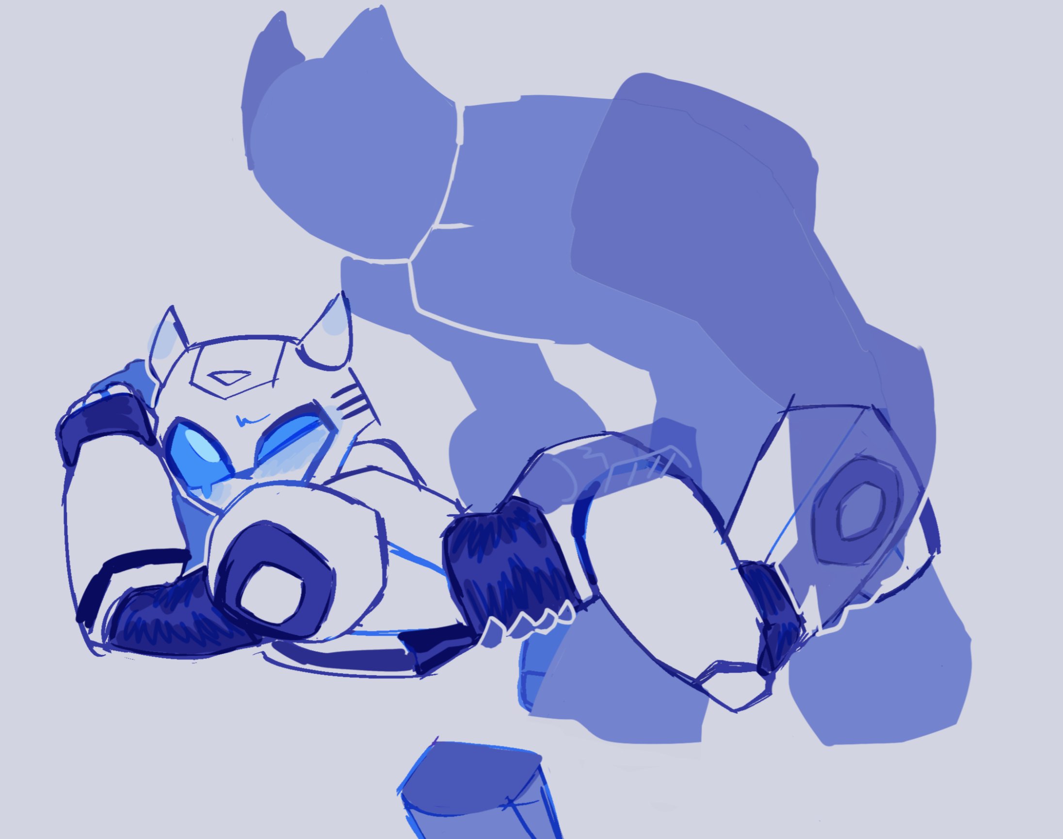 artist request, bumblebee (transformers), crying, gay, male, male/male, penis, robot, transformers, transformers animated
