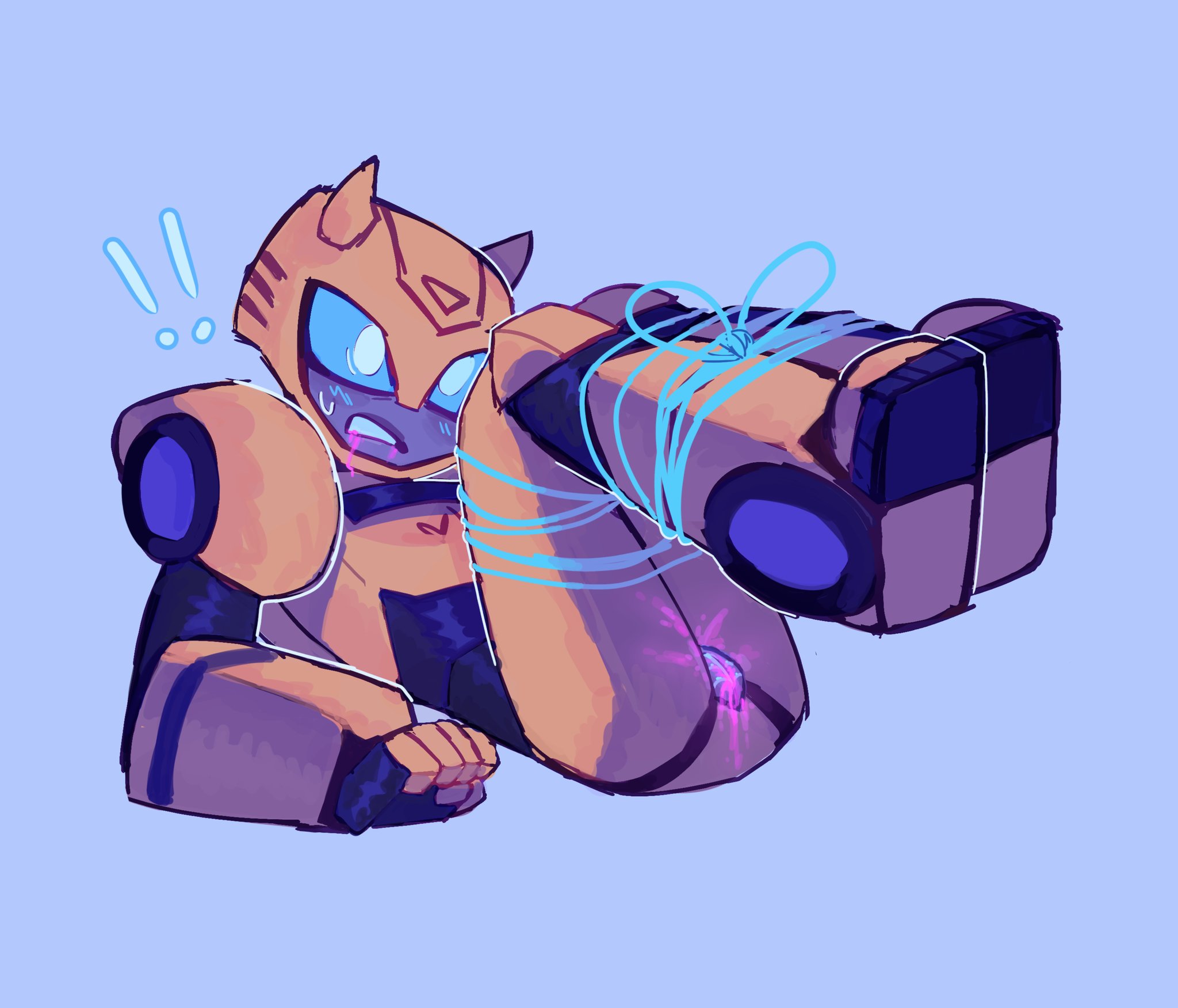 artist request, bondage, bumblebee (transformers), cuntboy, intersex, legs, legs tied, legs together, legs up, male, presenting pussy, pussy, robot, simple background, tagme, transformers, transformers animated