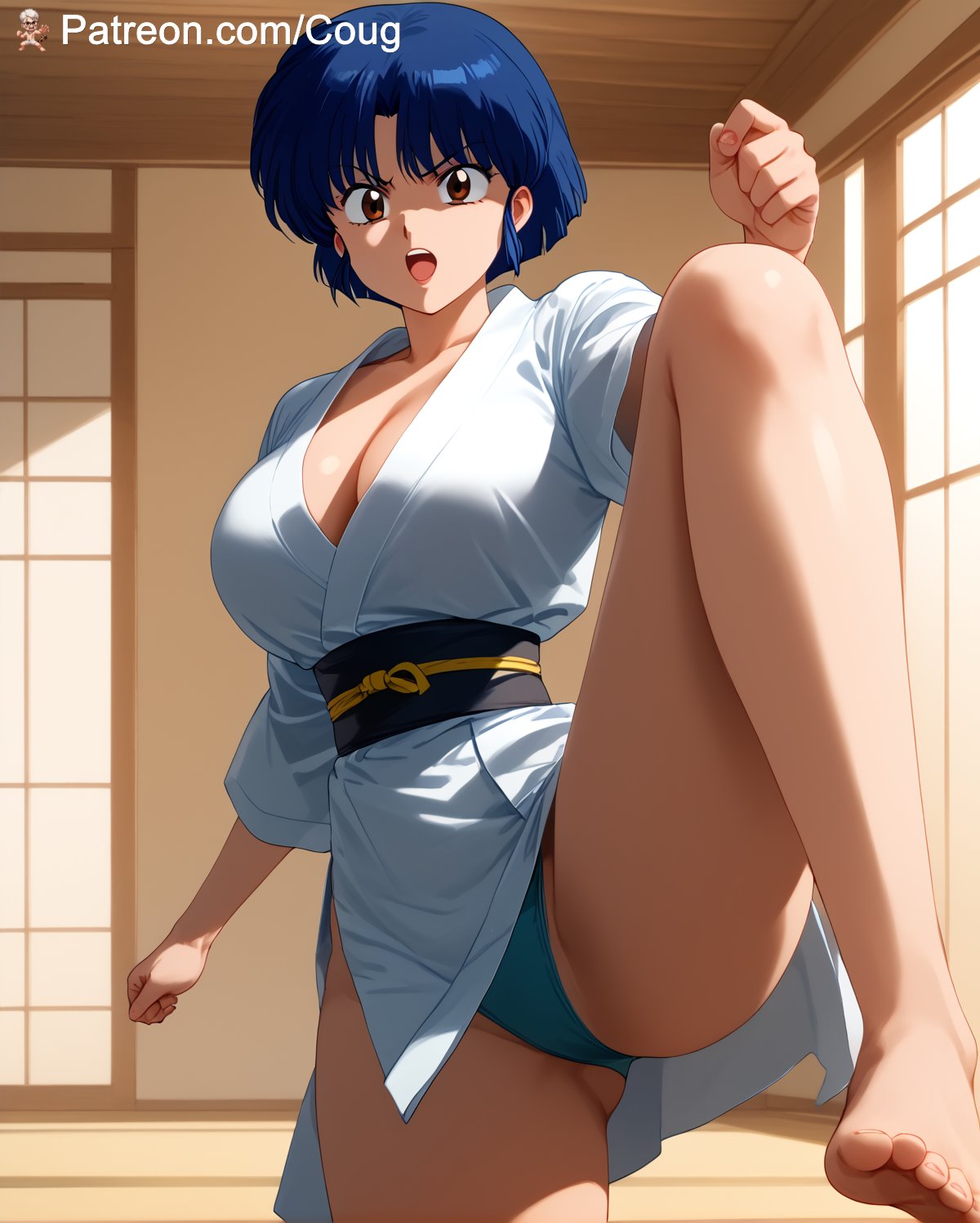 1girls 2024 ai_assisted ai_generated akane_tendo clothing coug cougwe large_breasts netflix panties ranma_1/2 stable_diffusion