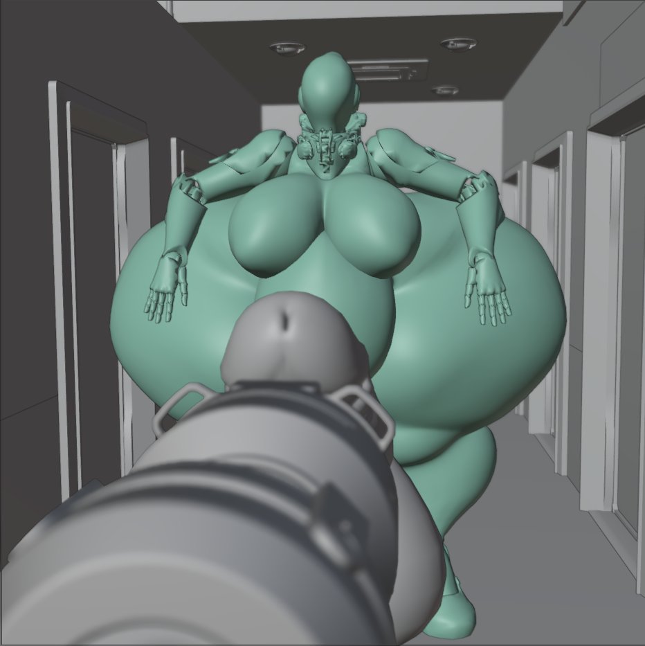 3d big_ass big_breasts big_penis breasts bubble_butt cleavage futanari haydee haydee_(game) huge_ass huge_breasts huge_cock penis qzk_forte tagme thick_thighs wide_hips