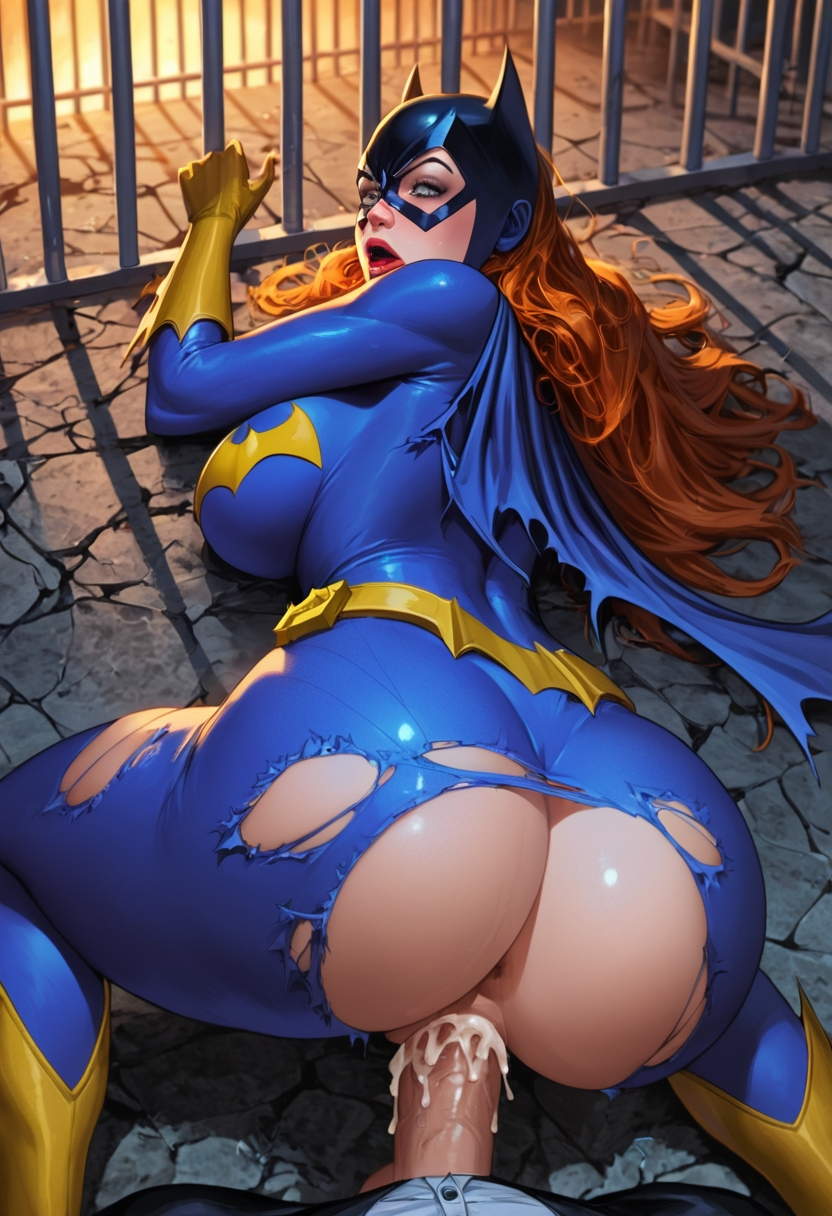 ai_generated anus arkham_asylum ass barbara_gordon batgirl batgirl_(cosplay) batgirl_(the_batman) belt big_ass big_breasts big_penis blush boots breasts breeding breeding_slave cape continue_after_cum continue_thrust_after_cum continuous_ejaculation cosplay costume cum cum_in_pussy cum_inside dc dc_comics dc_extended_universe defeat defeat_rape defeat_sex defeated defeated_heroine defeated_superheroine defeated_with_sex doggy doggy_style enjoying enjoying_rape enjoying_sex enjoyment erect_penis erection from_behind from_behind_position gloves gotham_city hair horny-aspect human human_female human_male human_only impregnated impregnation impressed light-skinned_female light-skinned_male light_skin long_hair mask masked masked_female orange_hair orange_hair_female oswald_cobblepot penguin penis prison prison_bars prison_bitch prison_cell prisoner rape raped raped_by_enemy raped_female raped_girl raped_superheroine ripped_clothing ripped_pants sex sex_from_behind the_penguin tongue tongue_out tuxedo vagina vaginal_penetration vaginal_sex