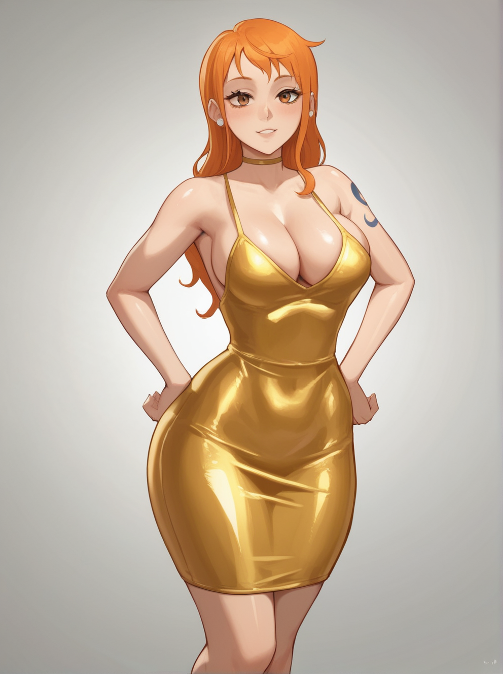 ai_generated clothing female female_only mexkwigo nami_(one_piece) one_piece