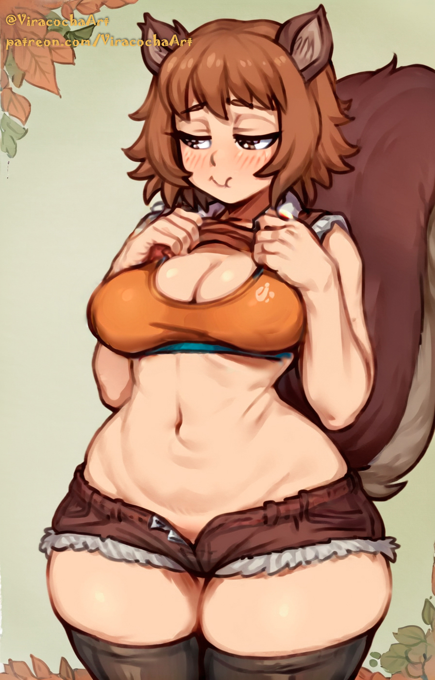 ai assisted, ai generated, brunette, female, heroine, marvel, marvel comics, marvel rivals, squirrel girl, squirrel girl (marvel rivals), squirrel girl (marvel), viracochaart, white female