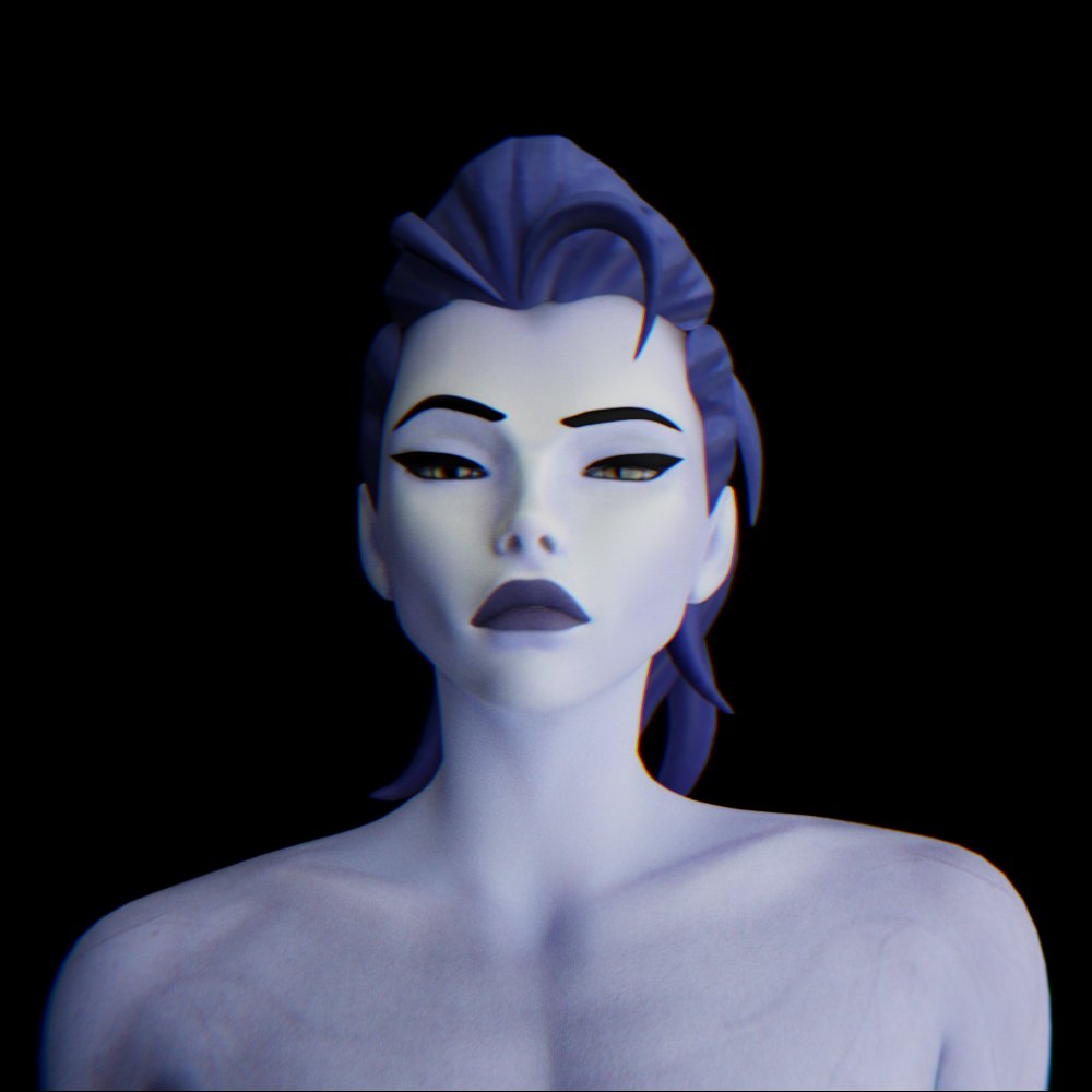 3d amelie_lacroix blue_body blue_hair blue_lips nude nullus_02 overwatch overwatch_2 widowmaker