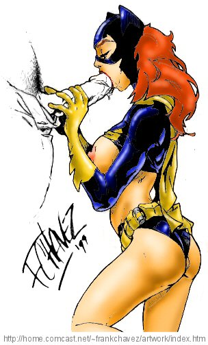 1990s 1999 20th_century barbara_gordon batgirl batman_(series) colored dc_comics female frank_chavez human male nipples penis straight