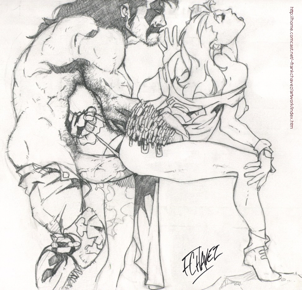 dc_comics female frank_chavez from_behind from_behind_position lobo_(dc) male supergirl superman_(series) tagme