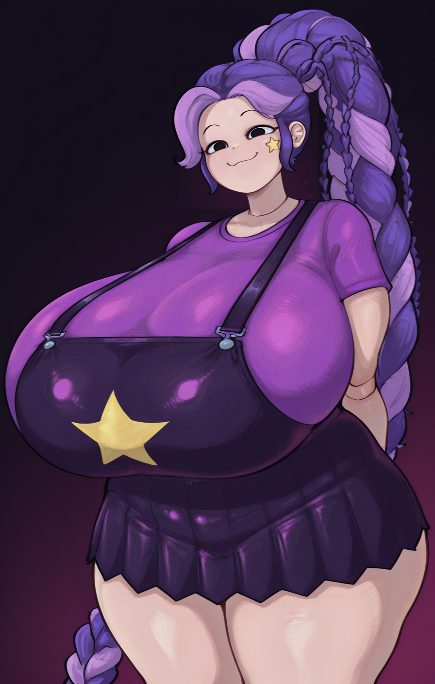 ai generated, aigooner19aught7, ass, ass bigger than head, ass bigger than torso, ass focus, big ass, big butt, civitai lora, crazy eyes, expansion, fat ass, forgeui, gigantic ass, gigantic butt, grin, growth, large ass, large butt, lily lovebraids, massive ass, massive butt, pawg, poppy playtime, poppy playtime (chapter 5), thick thighs