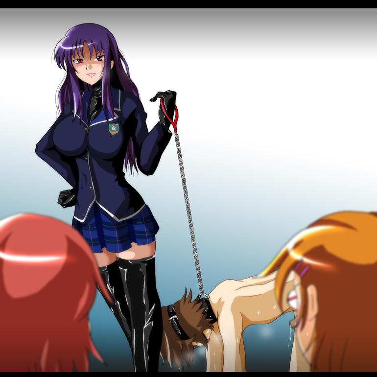 Anime Mistress Porn - Rule34.dev - blazer blazers boots dominatrix female femdom gloves  godou_tsugumi hoshikawa_maki latex leash leash_pull ookura_miyako  protagonist_(tokimemo_4) purple_hair red_eyes school_uniform skirt slave  tawake thigh_boots thighhighs tokimeki_memorial