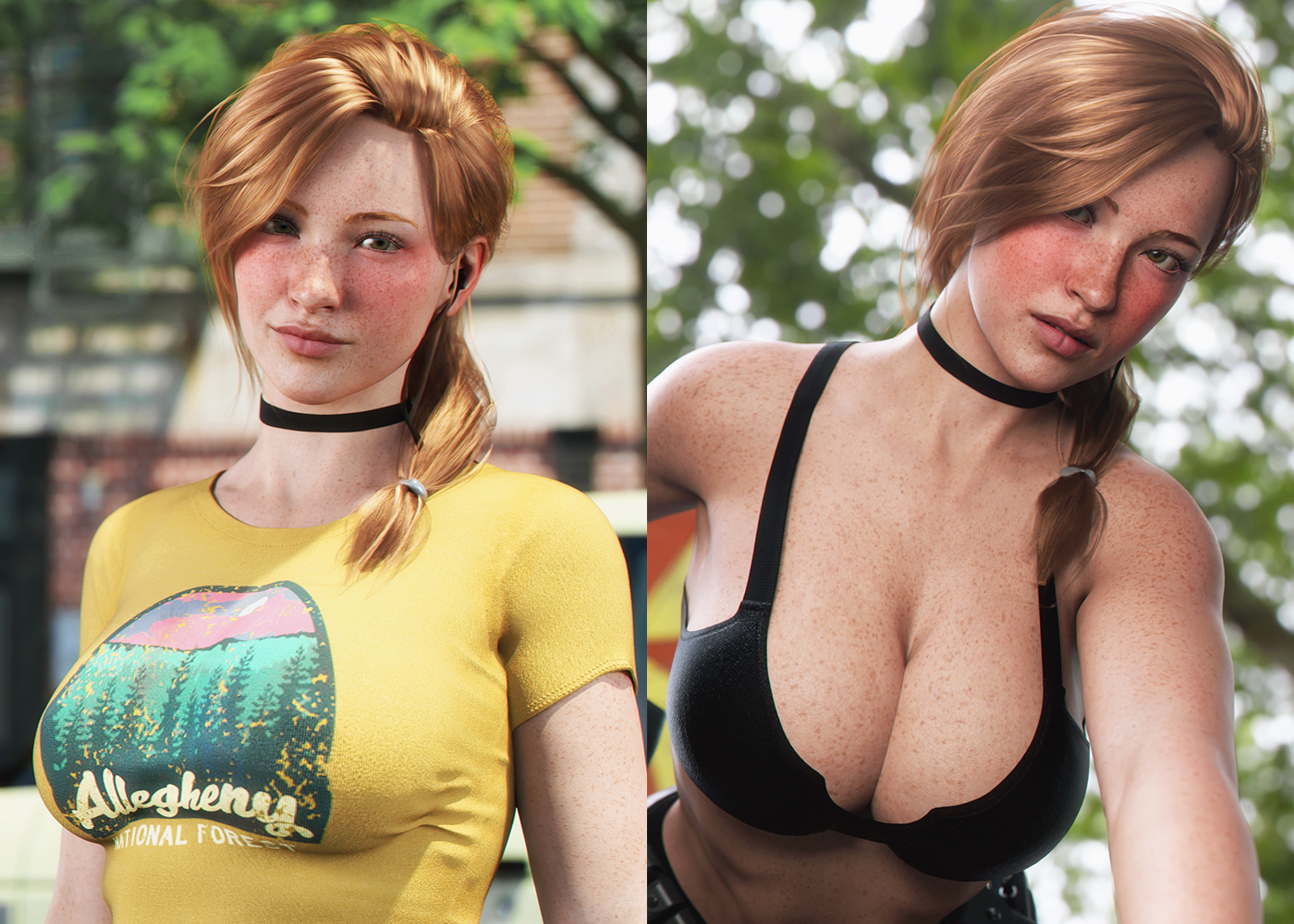 1girls, 3d, big breasts, breasts, chest, curvaceous, curvy, curvy figure, cute, cute face, female, freckles, ginger, ginger hair, hips, hourglass figure, legs, light skin, light-skinned female, mature, mature female, morgan tylle (word2), original, original character, slim waist, thick legs, thick thighs, thighs, voluptuous, wide hips, word2