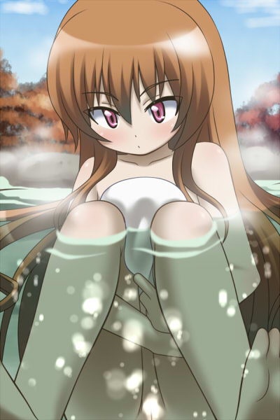 alisa_southerncross arisa_southerncross awa censored hot_springs keroro_gunsou long_hair nude onsen pussy vagina