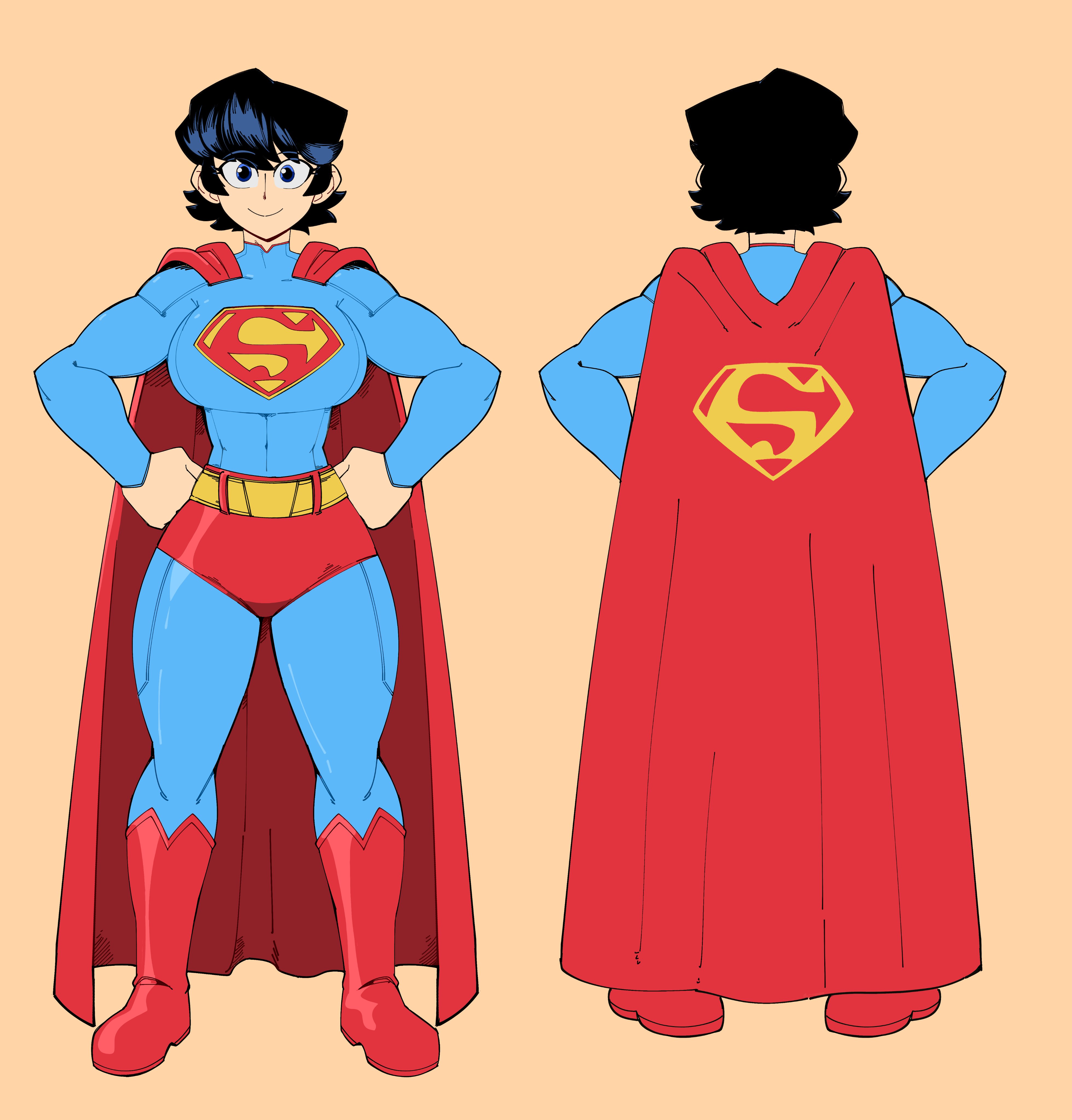 alien, alien girl, big breasts, breasts, cape, clara kent, clark kent, clothed, clothes, clothing, curvaceous, curvaceous body, curvaceous female, curvaceous figure, curvaceous hips, curvy, curvy body, curvy female, curvy figure, curvy hips, dc, dc comics, female, female focus, female only, maximumwarp, muscular, muscular female, rule 63, superheroine, superman, superman (clark kent), superman (series), superwoman, thick thighs, thighs, tight clothing, wide hips