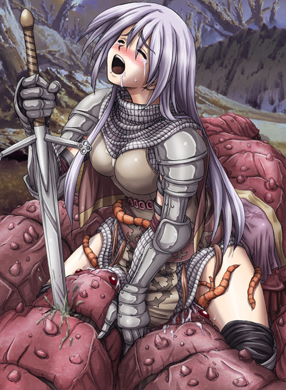 1girls ambiguous_penetration argiope_(ragnarok_online) armor blush closed_eyes clothed_sex clothing covered_penetration cum cum_in_pussy cum_inside defeated dress faith faith_(sbi) female implied_penetration implied_sex interspecies knight knight_(ragnarok_online) long_hair monster open_mouth penetration ragnarok_online rape saliva screaming sex sex_under_clothes sex_under_dress silver_hair spread_legs stabbed sword tears tentacle tentacle_under_dress tentacles_under_clothes vaginal_penetration warrior weapon