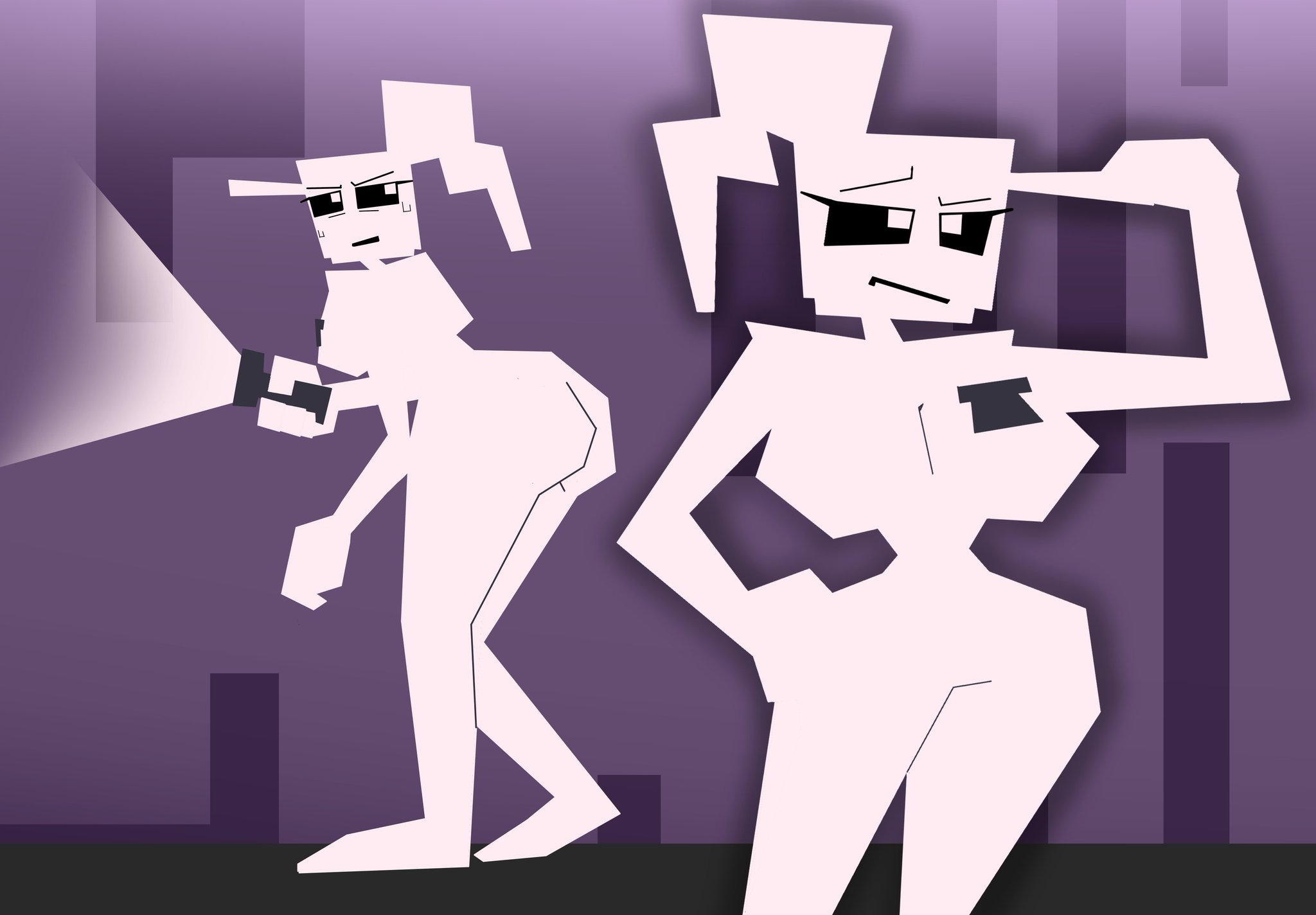 1girl, 1girls, an undeniably canon fnaf timeline, big ass, big breasts, big butt, boy saltiest, female, five nights at freddy's, mysaltisexposed, ponytail, solo, solo female, vanessa (fnaf), voluptuous, wide hips