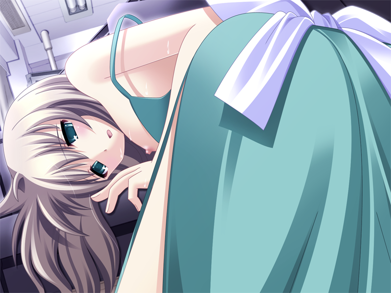 apron bent_over breasts game_cg inuzumi_masaki loversoul misaki_haruna ribbon step_x_steady