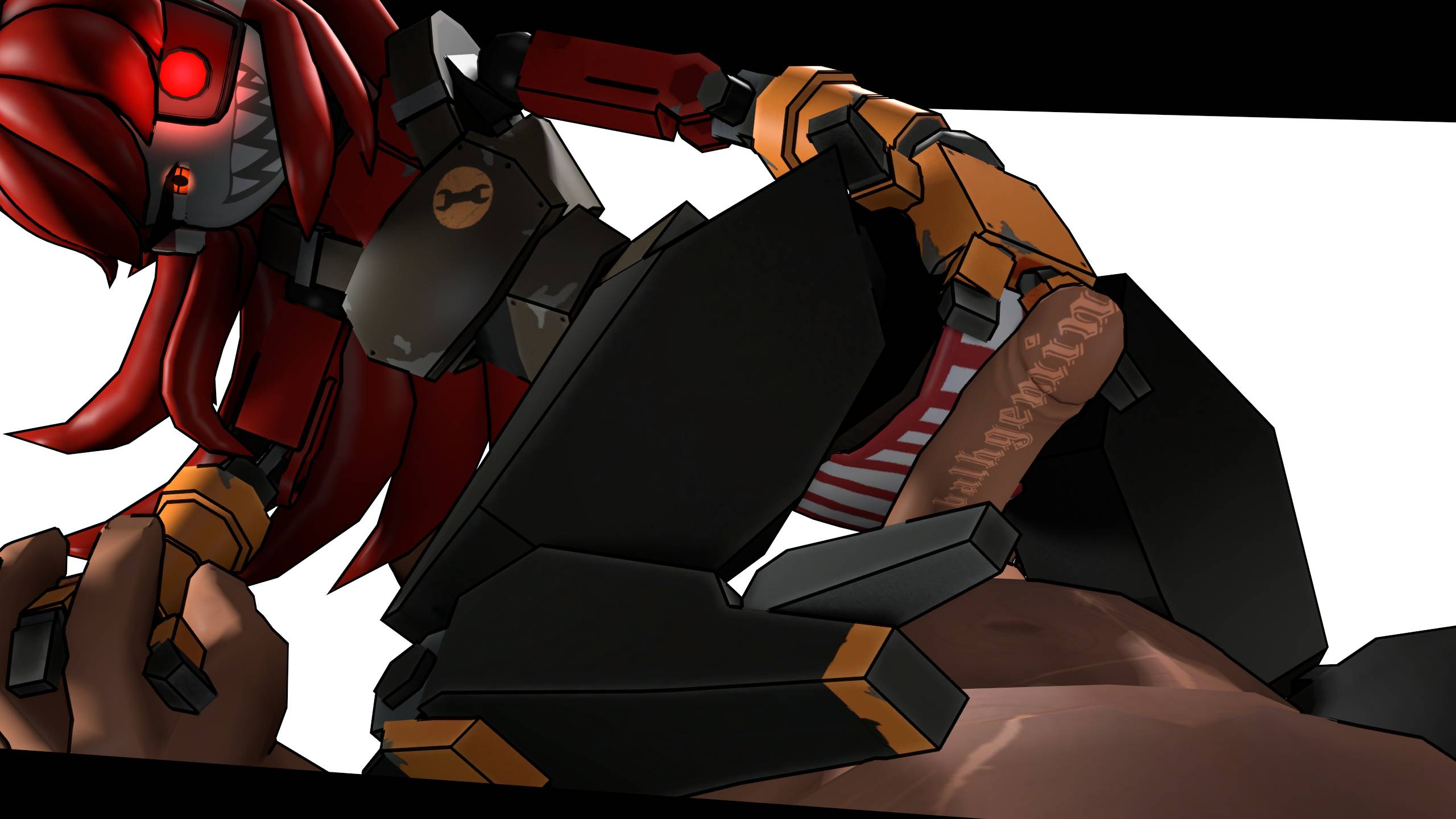 3d, 3d (artwork), artist request, female, female focus, female on top, mimi sentry, robot, sfm, straight, tagme, team fortress 2