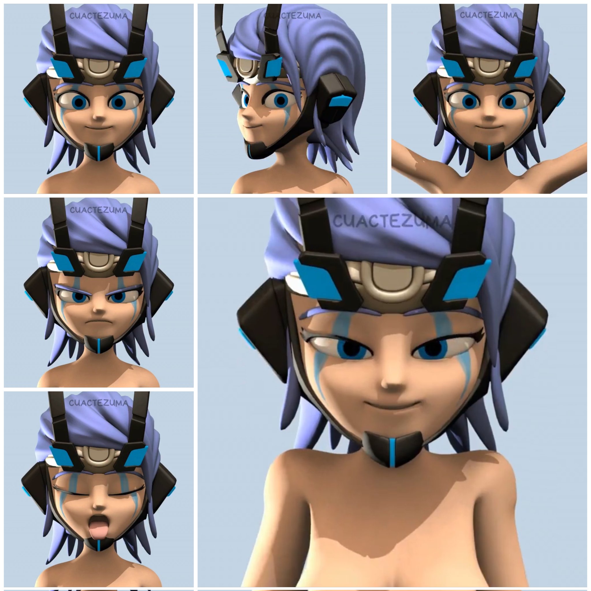 3d, 3d (artwork), 3d model, cloe, cloe (desafio champions sendokai), desafio champions sendokai, desafio champions sendokai cloe, model, sendokai, sendokai champions, sendokai champions cloe, sendokai cloe