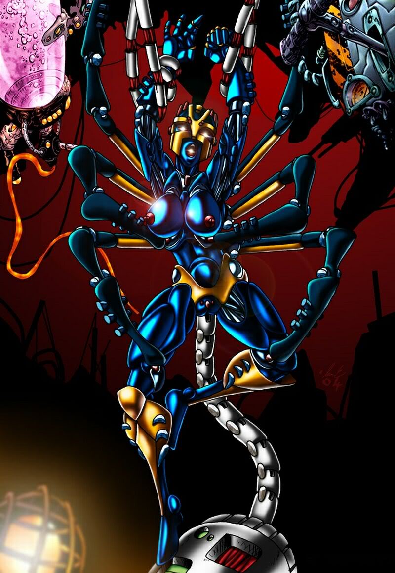 alien arachnid arthropod beast_wars big_breasts blackarachnia blackarachnia_transmetal blackarachnia_transmetal_2 bondage bound breasts cybertronian digital_media_(artwork) female glowing glowing_eyes hi_res humanoid laboratory living_machine looking_at_viewer machine maximal multi_arm multi_limb nipples open_mouth penetration pussy robot simple_background solo source_request spider standing teeth tentacle transformers transmetal transmetal_2 transmetal_2_blackarachnia transmetal_blackarachnia transmetals transmetals_2 unknown_artist vaginal_penetration