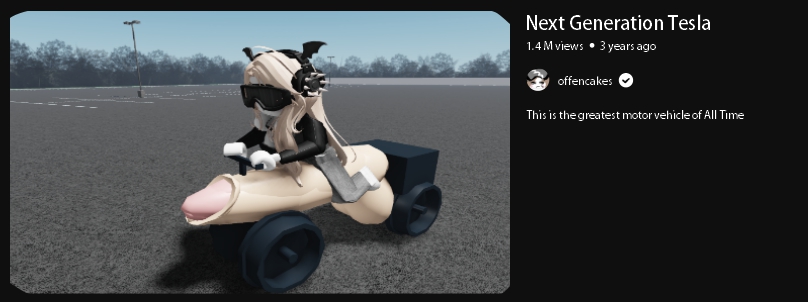 3d 3d_(artwork) big_dildo dildo fully_clothed meme oc parody penguinz0 riding riding_dildo roblox roblox_avatar robloxian self_insert self_upload youtube youtube_thumbnail