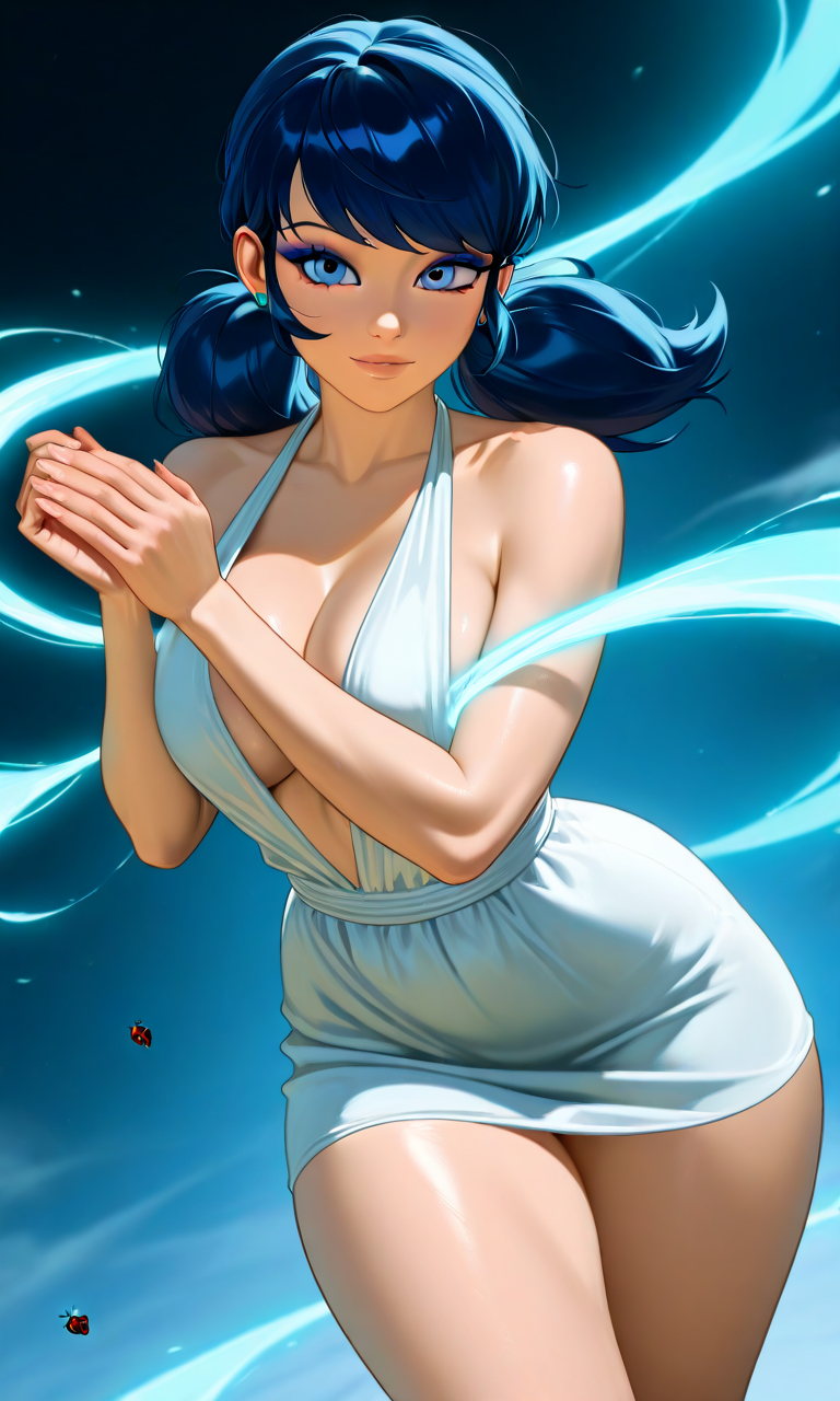 1girls ai_generated bare_arms bare_legs bare_shoulders bare_thighs blue_eyes blue_hair disney disney_channel eyebrows eyelashes eyeliner eyeshadow greek_clothing greek_goddess hi_res ladybug_(character) large_ass large_breasts long_hair marinette_dupain-cheng miraculous:_tales_of_ladybug_and_cat_noir miraculous_ladybug solo solo_female solo_focus standing thick_thighs twintails waifufamily