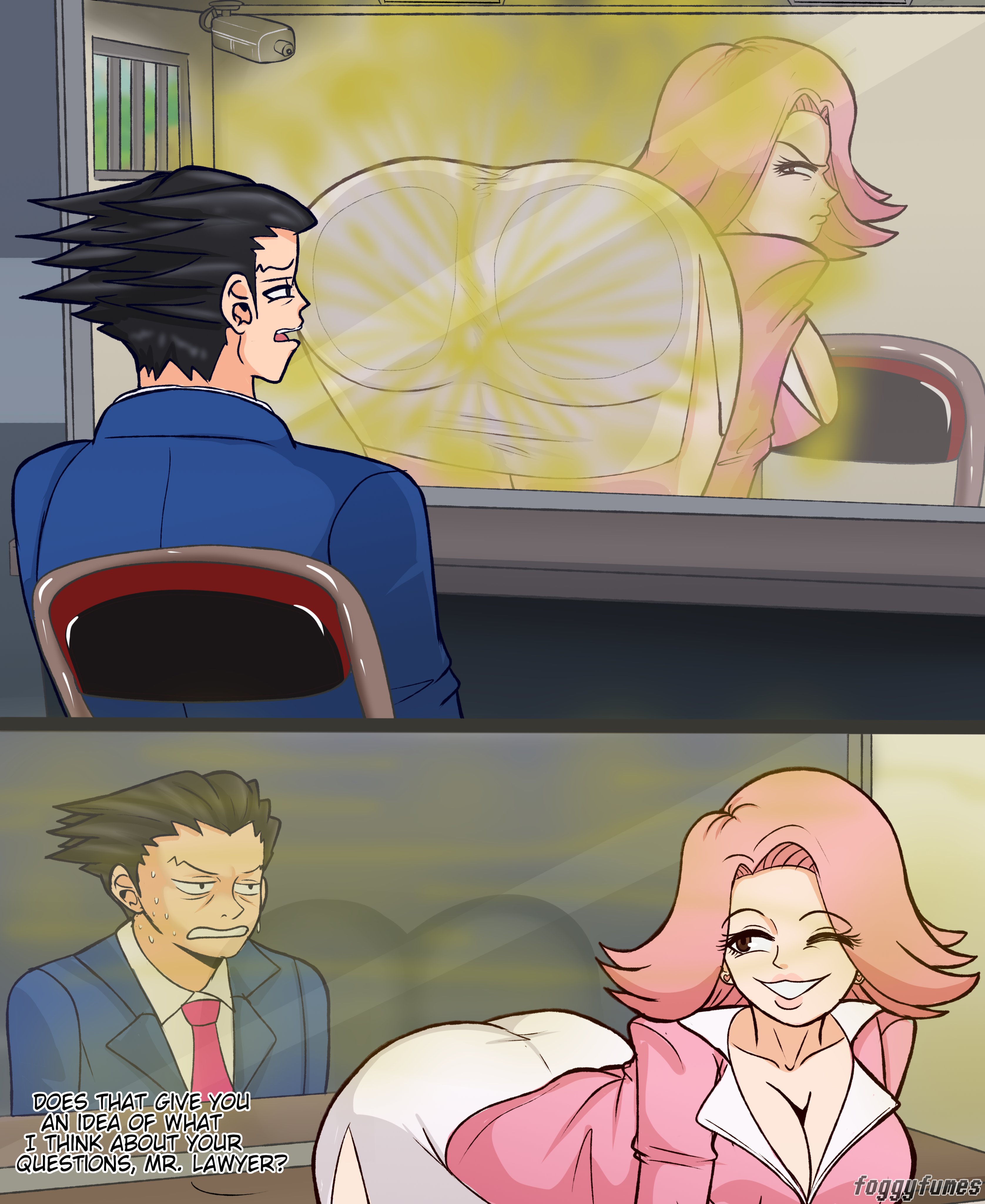 2026, ace attorney, april may, fart, fart fetish, farting, farts, foggyfumes, gyakuten saiban, phoenix wright, tagme