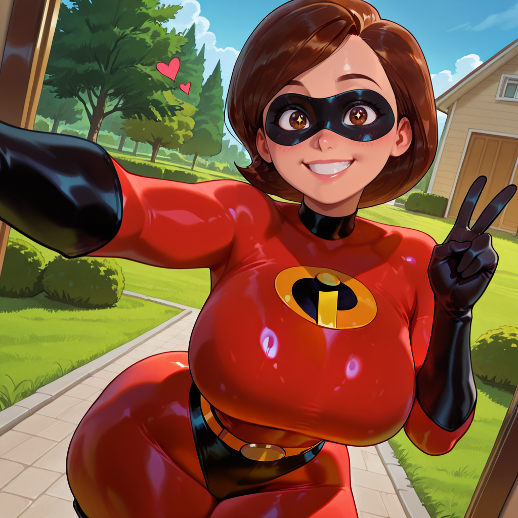 Elastigirl (Pixar) Rule 34 Image