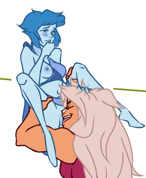 cunnilingus, female, gem (species), jasper (steven universe), lapis lazuli (steven universe), licking pussy, multiple females, multiple girls, navel, oral, oral sex, steven universe, tagme, xxxubbles, yuri.