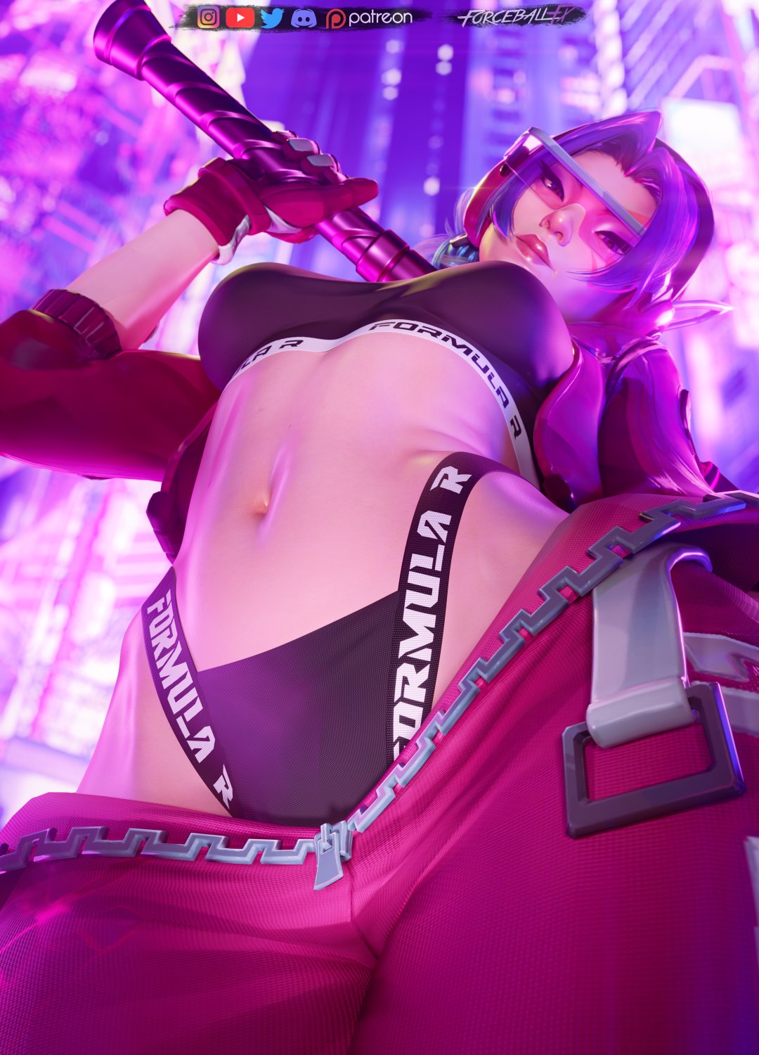 1girls, 2025, 3d, alternate version available, areolae, asian female, ass, athletic, athletic female, big ass, big breasts, blender, breasts, choker, earrings, exposed hips, female, female focus, female only, female torso, forceballfx, hi res, highres, hip cleavage, light skin, light-skinned female, looking at viewer, looking up, marvel, marvel comics, marvel rivals, nipples, open clothes, open clothing, pink hair, pose, posing, presenting, presenting breasts, psylocke, psylocke (sai) (fleeting butterfly), purple eyes, slim waist, smile, smiling, smirk, smirking, solo, solo focus, sports bra, thick thighs, thigh gap, thighs, thong, tinted eyewear, top heavy, underboob, viewed from below, visible thong, visible underwear, voluptuous, watermark, wide hips