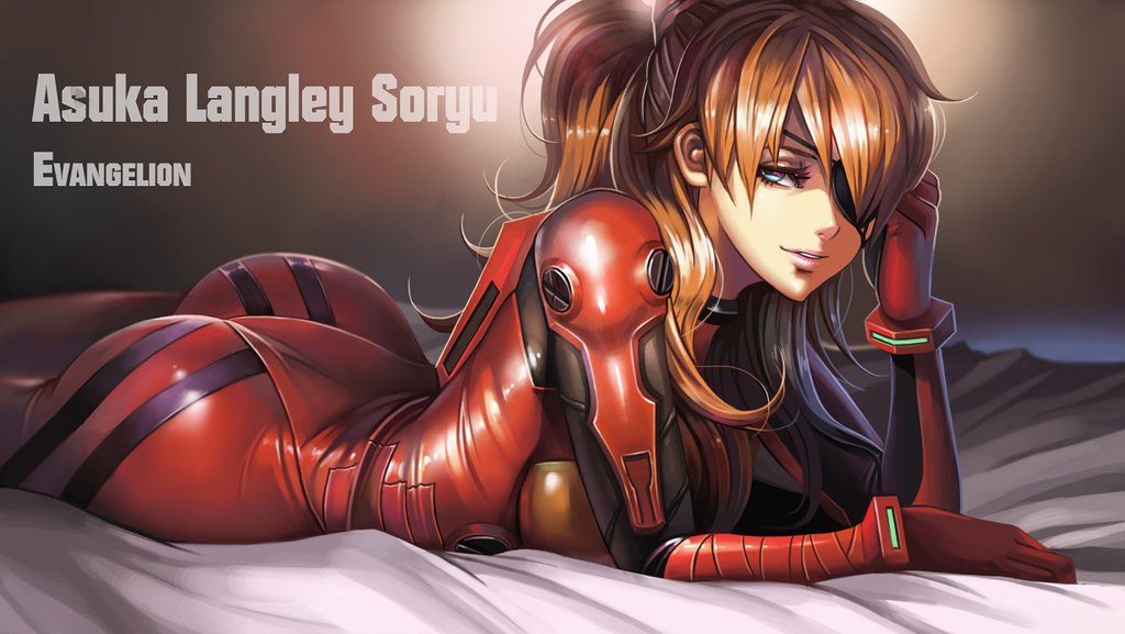 1girls ass asuka_langley_sohryu big_ass blue_eyes bodysuit breasts clothing curvy dantewontdie dat_ass eye_patch female female_only hips human legs light-skinned_female light_skin long_hair neon_genesis_evangelion orange_hair pilot_suit plugsuit rebuild_of_evangelion skin_tight solo wide_hips