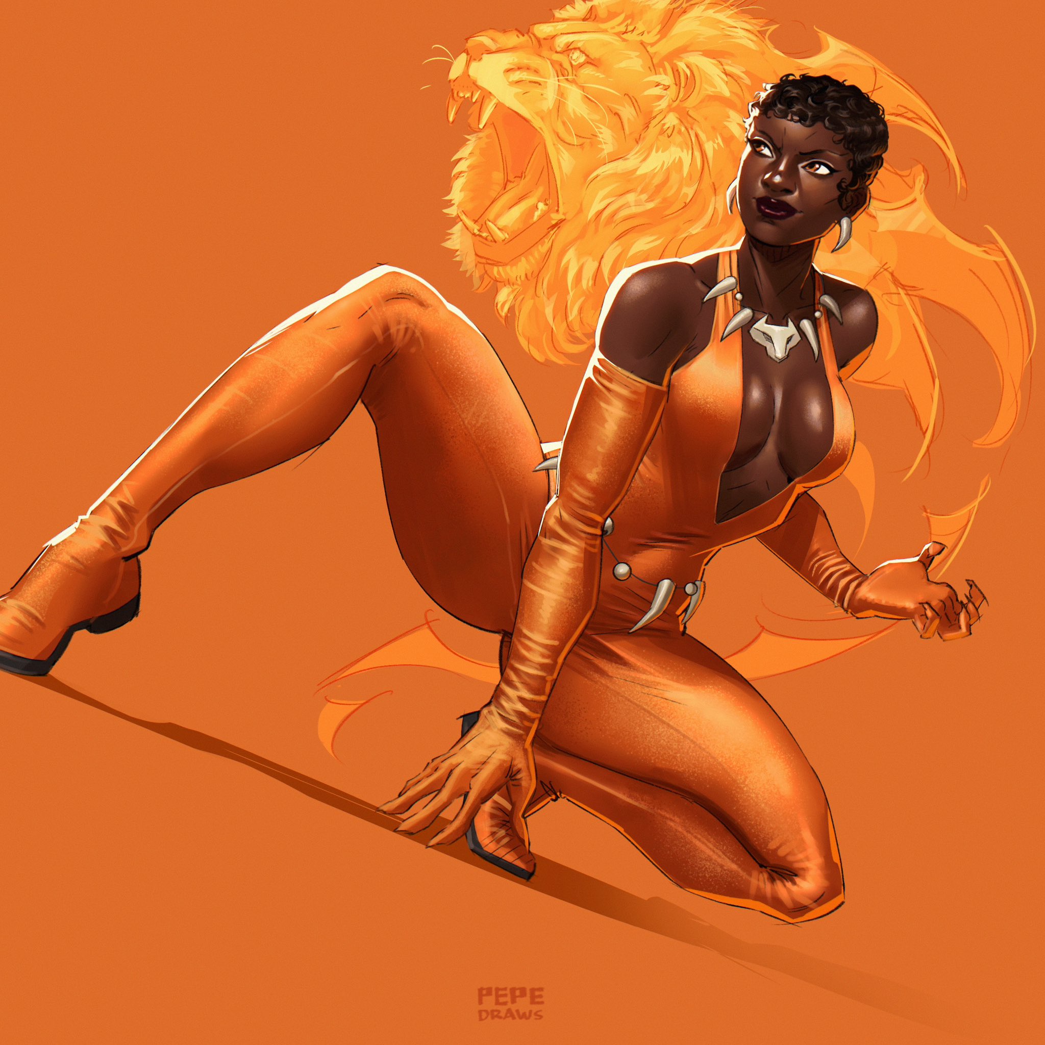 1girls, big ass, big breasts, big thighs, breasts, brown body, brown skin, brown-skinned female, bust, busty, chest, curvaceous, curvy, curvy figure, dark skin, dark-skinned female, dc, dc comics, digital media (artwork), female, hips, hourglass figure, huge ass, huge breasts, huge thighs, justice league, large ass, large breasts, large thighs, mari jiwe mccabe, mature, mature female, pepedraws, slim waist, thick, thick hips, thick legs, thick thighs, thighs, vixen (dc), voluptuous, waist, wide hips